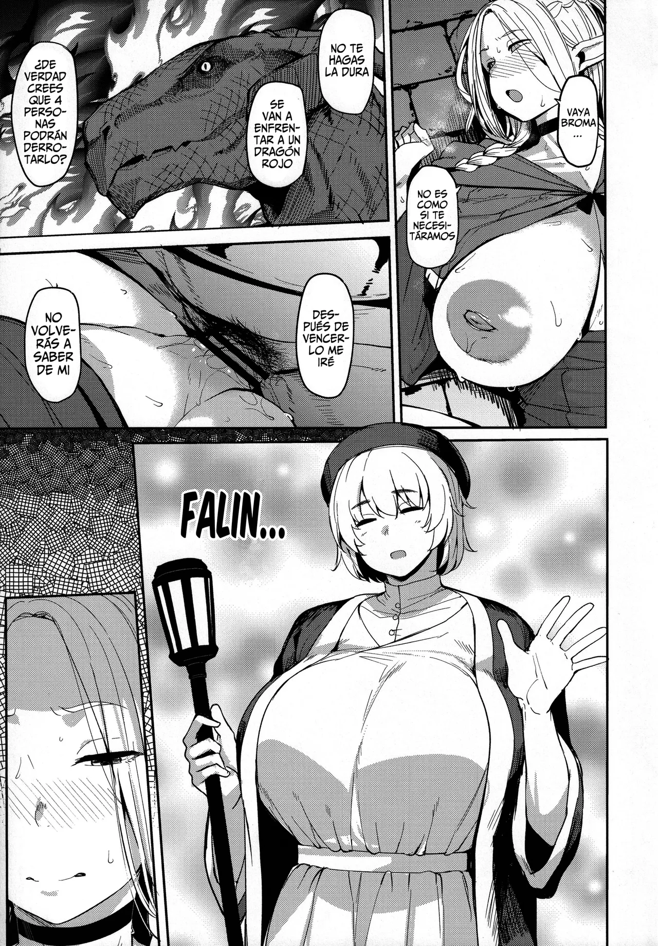 (C106) [North70 (Nanao Yukiji)] Chin Ochi Donkusa Elf (Dungeon Meshi) [Spanish] image number 18