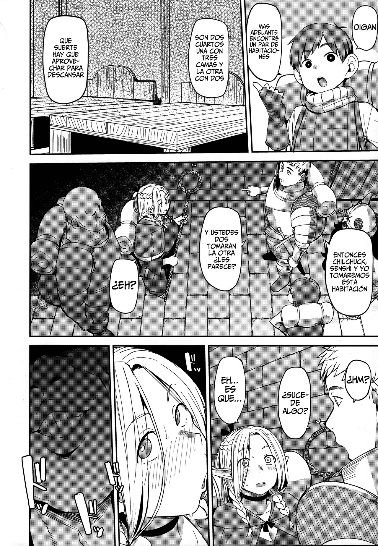 (C106) [North70 (Nanao Yukiji)] Chin Ochi Donkusa Elf (Dungeon Meshi) [Spanish] image number 31