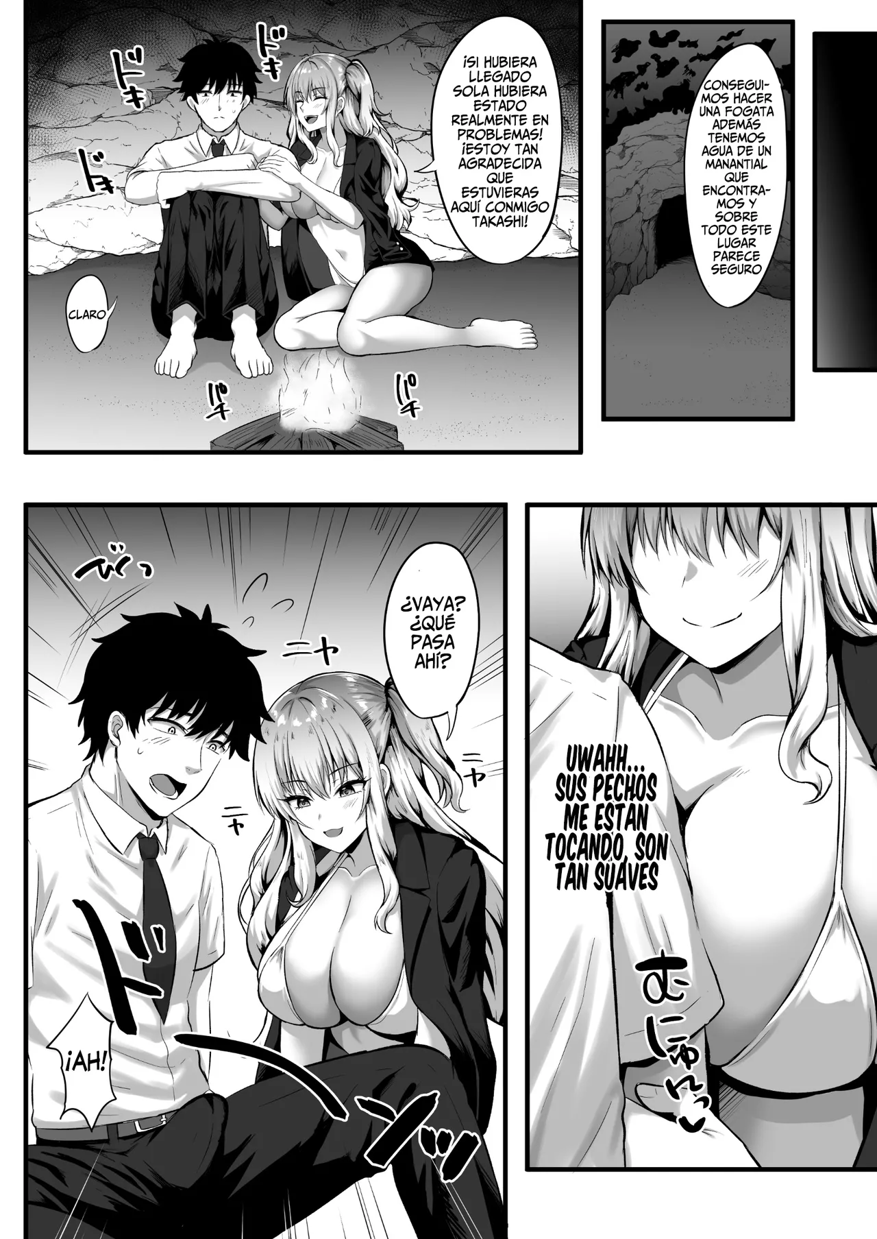 [Doushoku (Kisaragi Nana)] Gal to Ore no Sounan Nikki ~Futarikiri no Mujintou de Icha Love Seikatsu~ [Español] numero di immagine  8