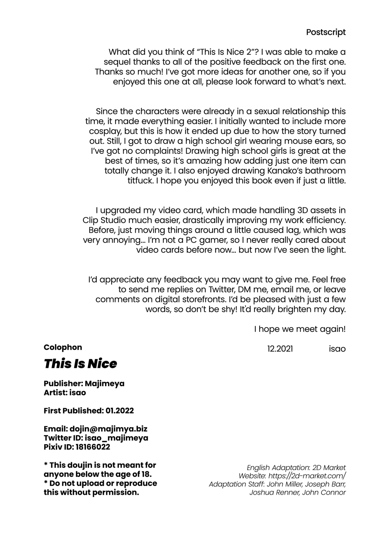 [Majimeya (isao)] Konna Ii Koto. Ni | This is Nice 2 [English] {2d-market.com} [Decensored] [Digital] Bildnummer 37