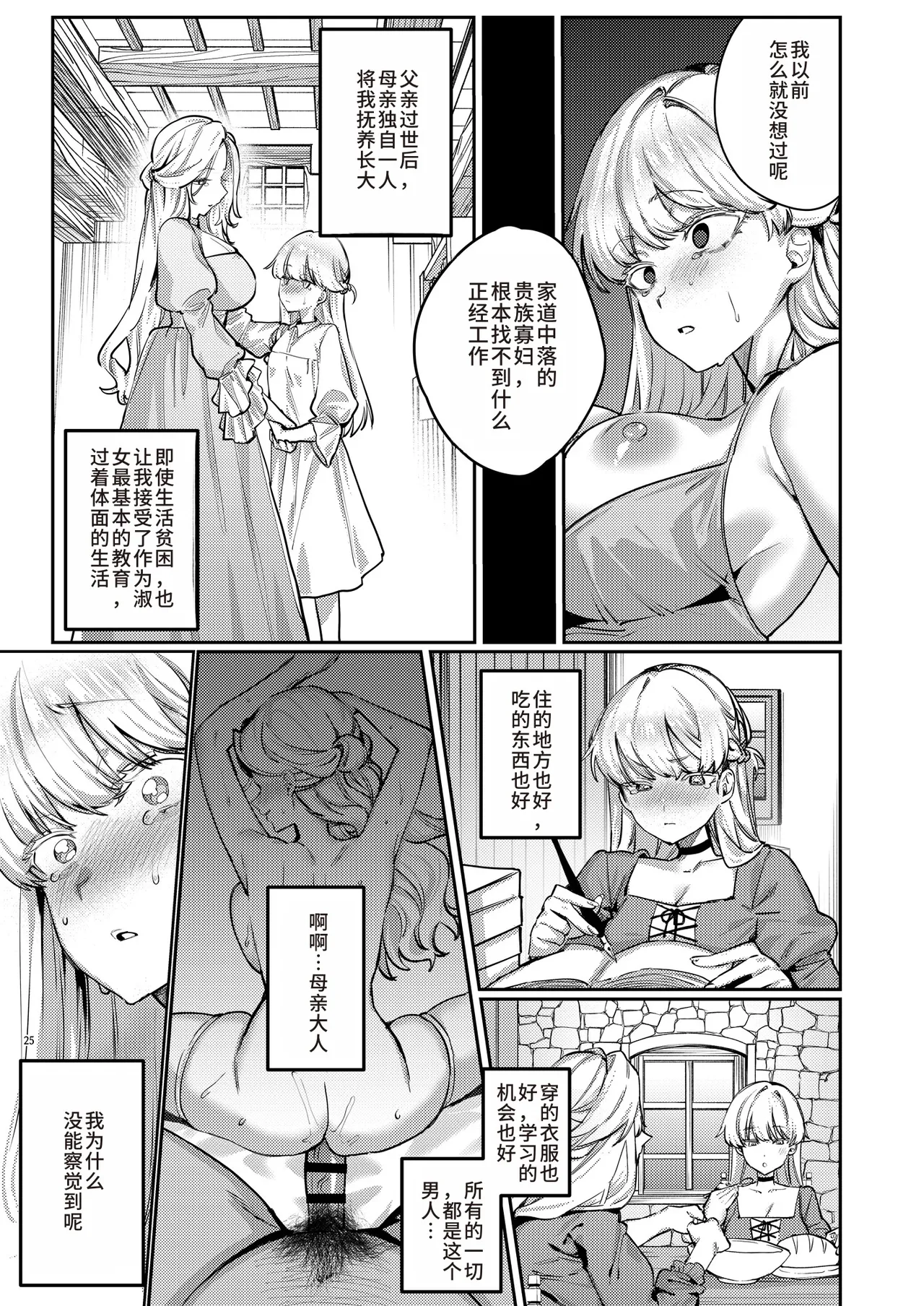 [diletta (Ushio Kiyoshi)] Fukushuu ni Ueta Botsuraku Reijou o Mesuochi suru made Kainarashi, Metoru.[Chinese] 图片编号 27