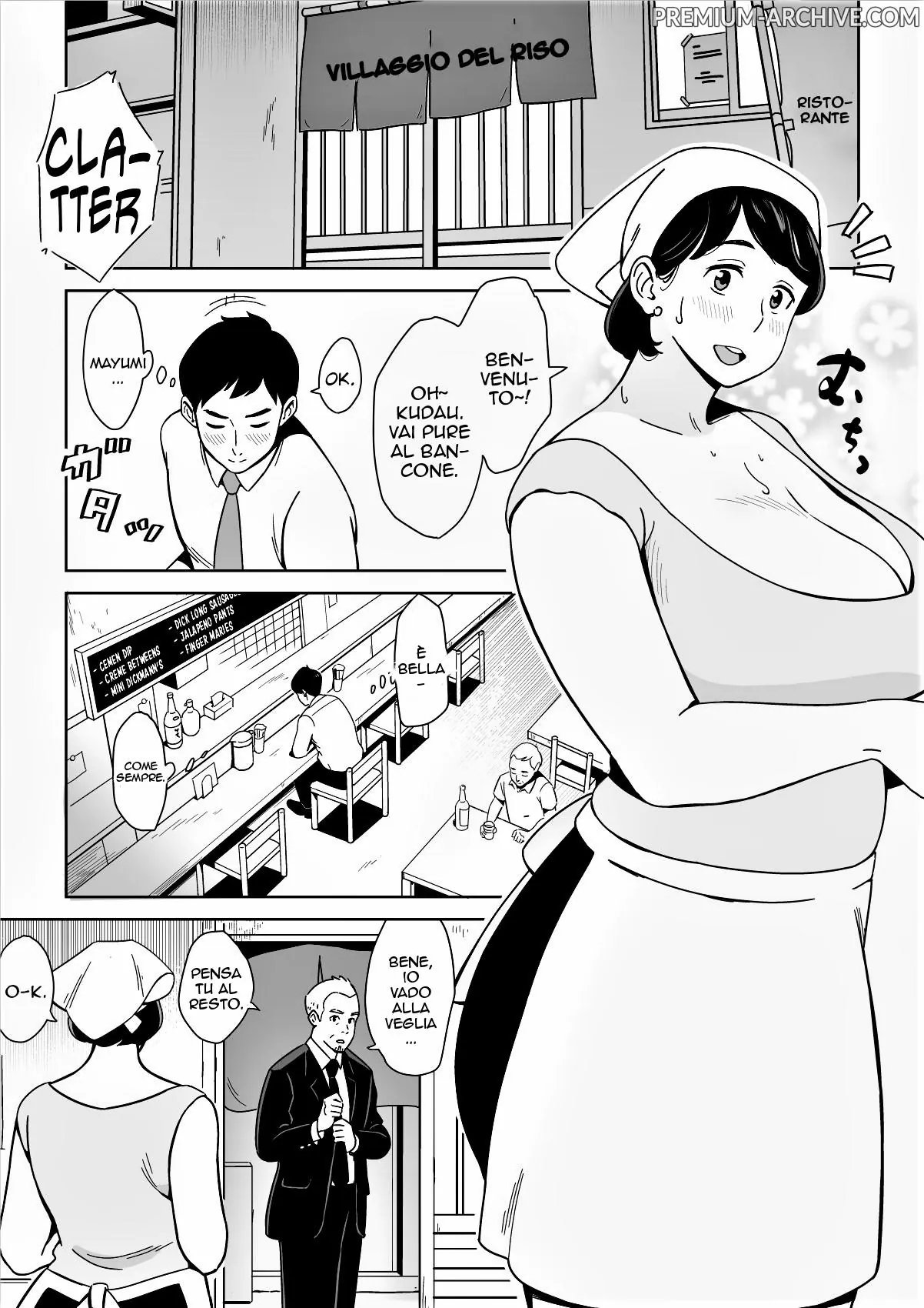 [Alps1mando] Karada mo Oishii Shokudou no Megutai Houman Zuma | Una Bella Donna Formosa con un Bel Corpo al Ristorante [Italian] 图片编号 3