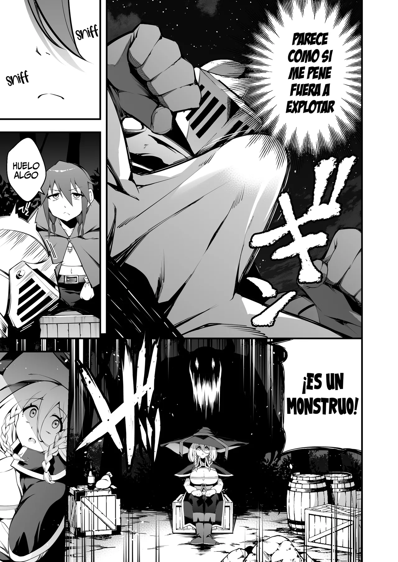 [Jisyakunyudo (Nanameno Hayuta)] Minarai Majo to Noroi no Chinpo [Español] 画像番号 6