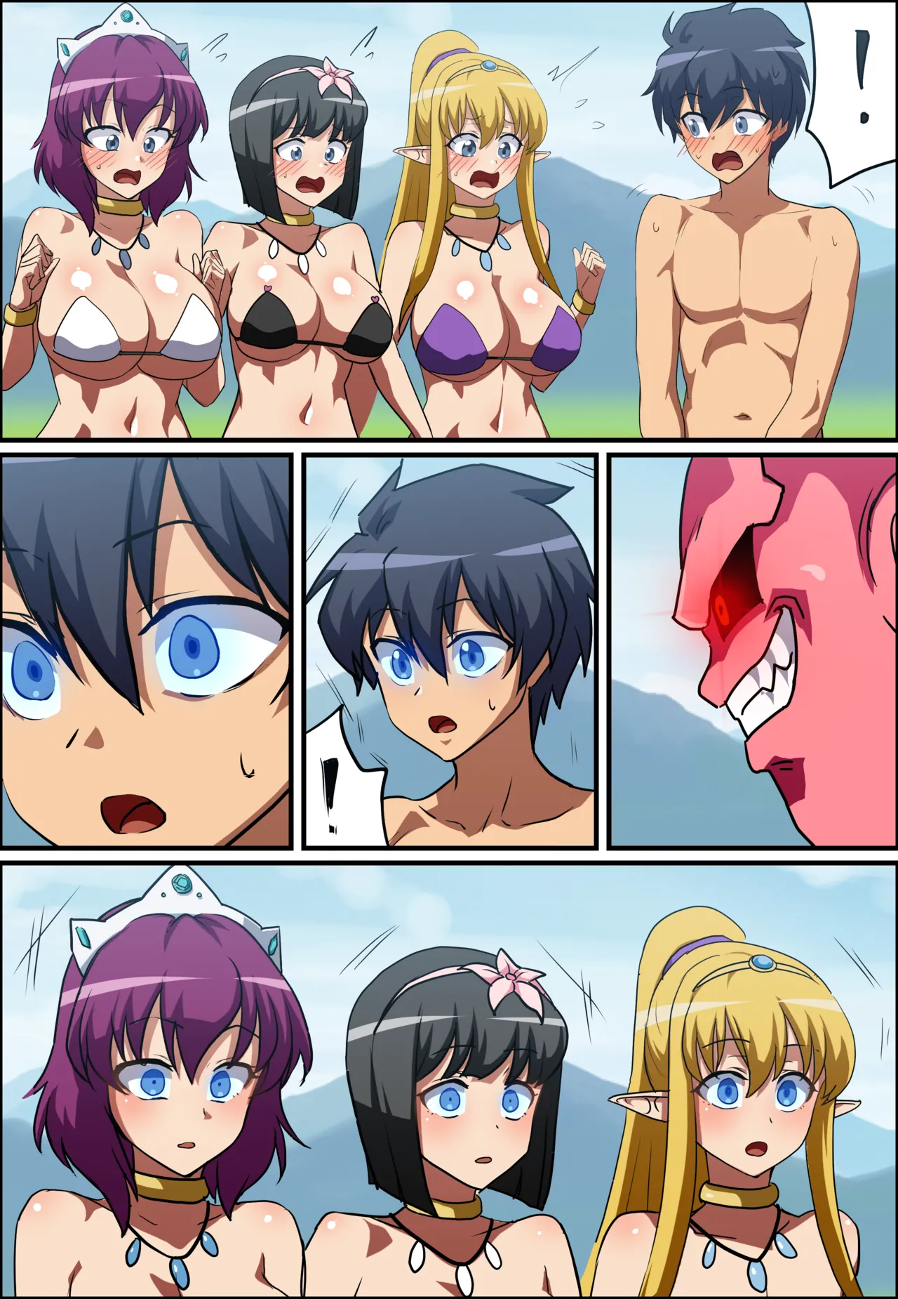 [Khear] The Familiar of Zero - Tiffania  Henrietta  Siesta  Majin buu 1-2 image number 9