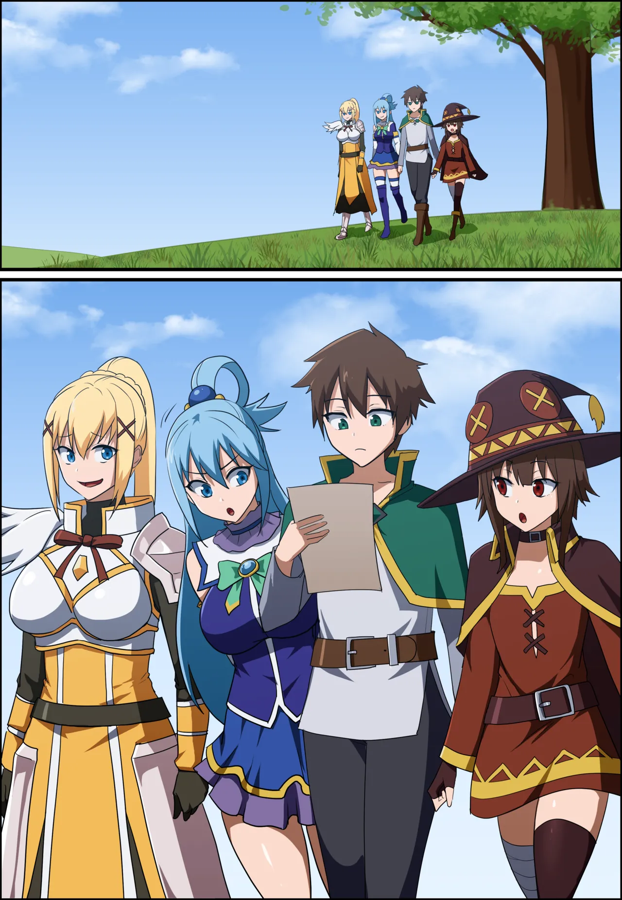 [Khear] KONOSUBA - Kazuma Satou / Aqua / Megumin / Darkness 图片编号 1