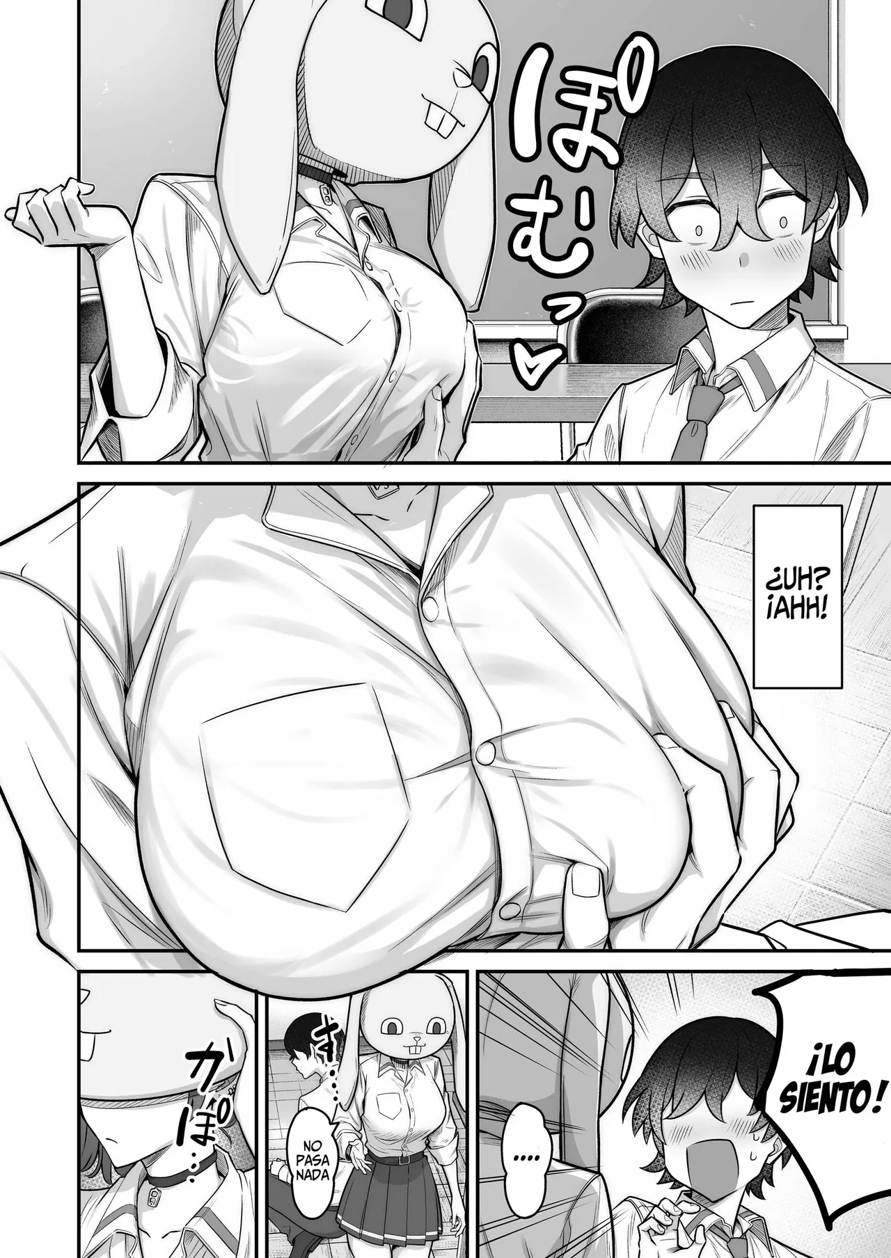 [Jyuu Sensya Usagitai (Takano Tomohiro)] Mukishitsu Gal to Ama Ama na Renai [Leisure] [Español] image number 16