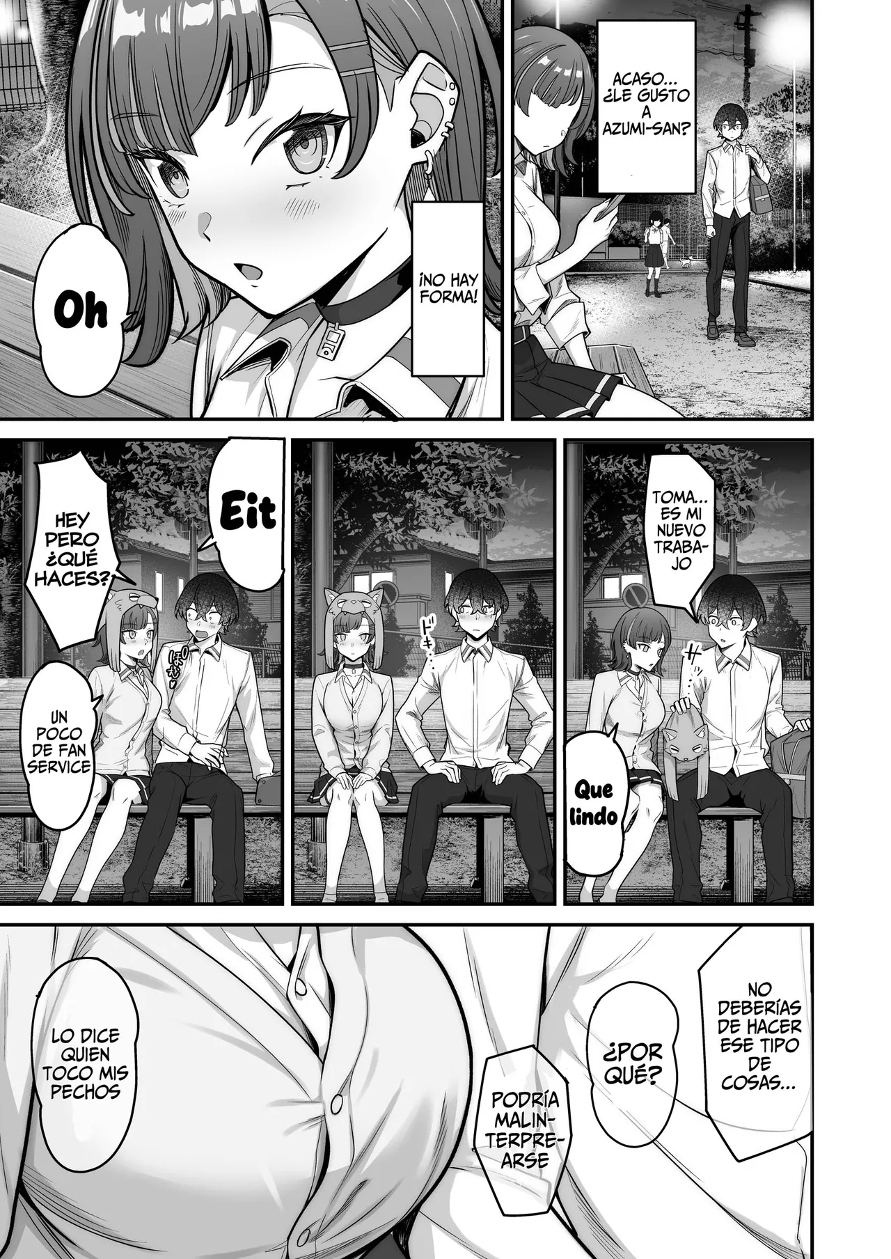 [Jyuu Sensya Usagitai (Takano Tomohiro)] Mukishitsu Gal to Ama Ama na Renai [Leisure] [Español] image number 19