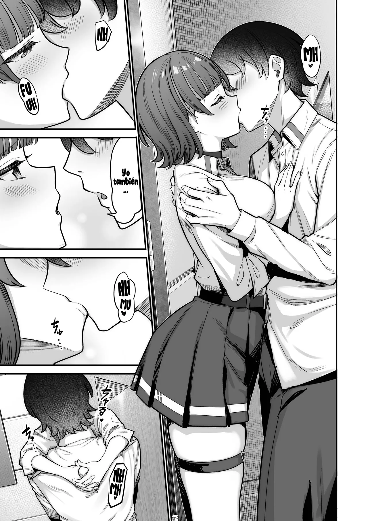 [Jyuu Sensya Usagitai (Takano Tomohiro)] Mukishitsu Gal to Ama Ama na Renai [Leisure] [Español] image number 45