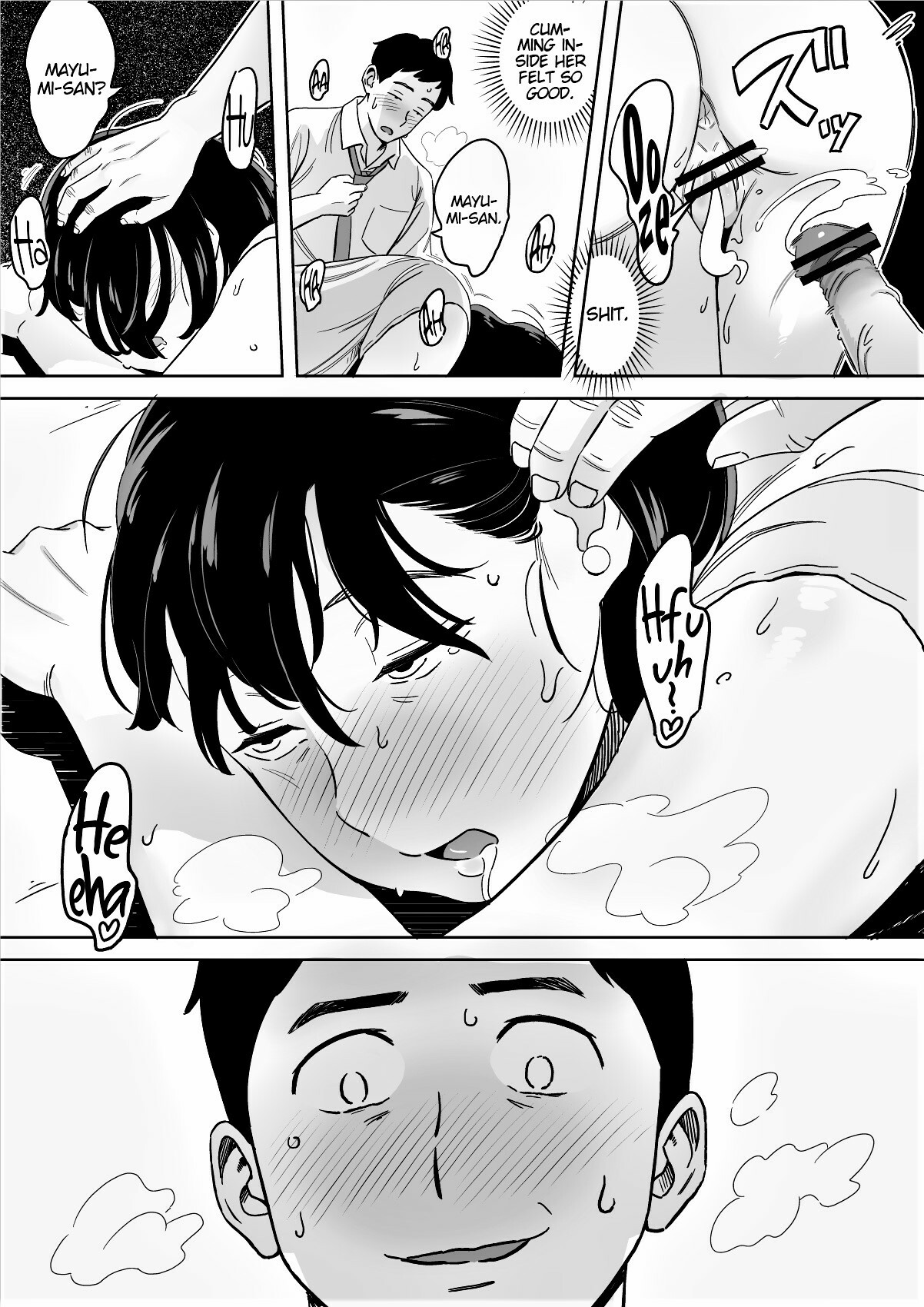 [Alps1mando] A Nice Plump Wife In A Restaurant With A Delicious Body [English] {Stopittarpit} (B&W Enhanced) Bildnummer 28