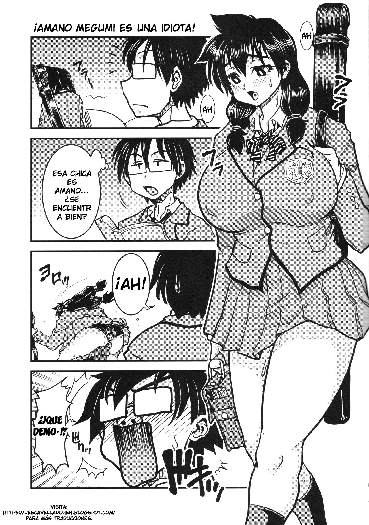 (C96) [Rei no Tokoro (Kuroarama Soukai)] Amano Megumi wa Chinpo Suki na dake (Amano Megumi ha Sukidarake!) [SPANISH] [DESCAVELLADOHEN] 이미지 번호 4