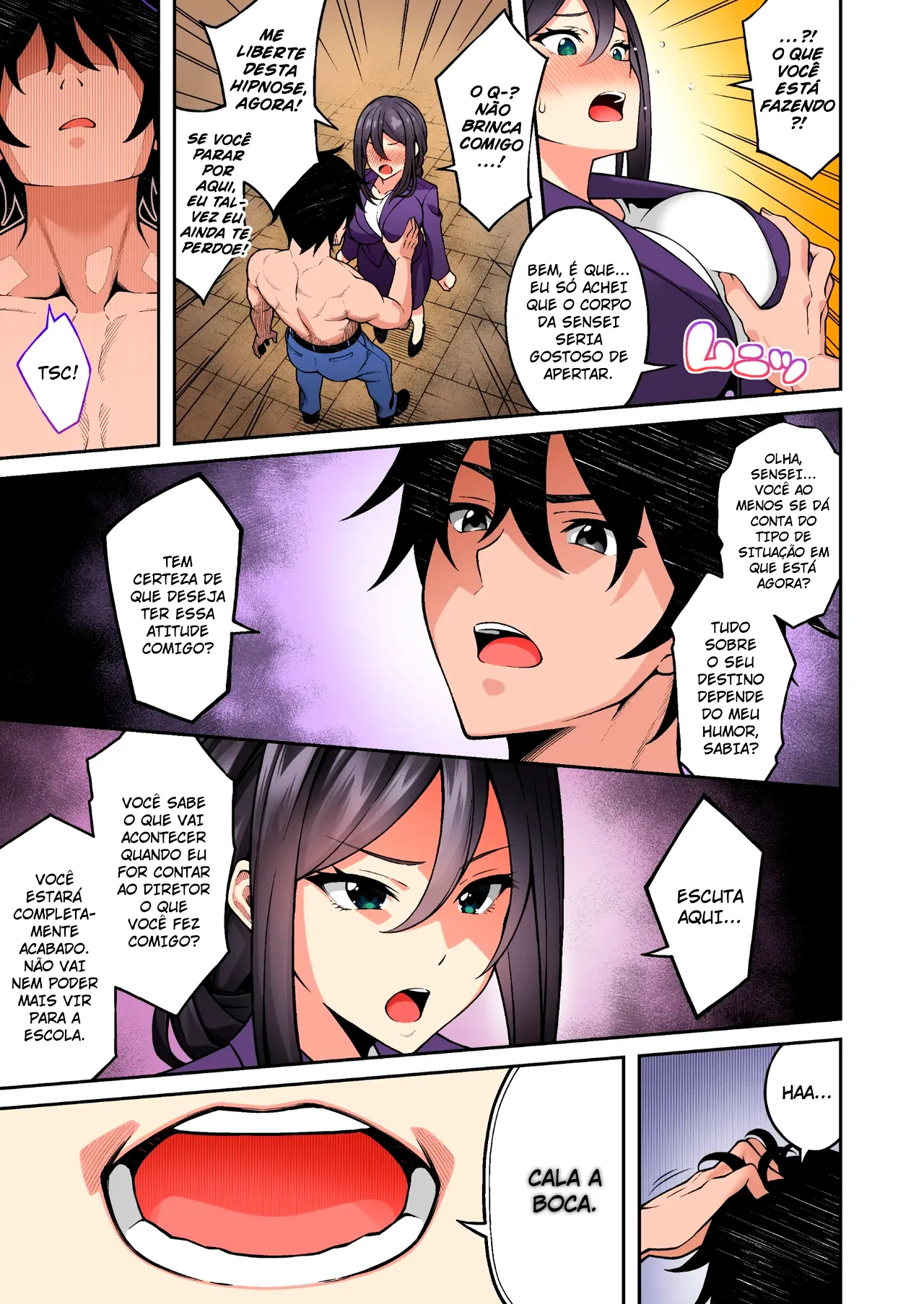 [Doushoku (INAGITA)] Saimin gakuen 3 Saiminjutsu de Takabishana Onna Kyoushi o Te ni Ireta Ore [Portuguese-BR] image number 11