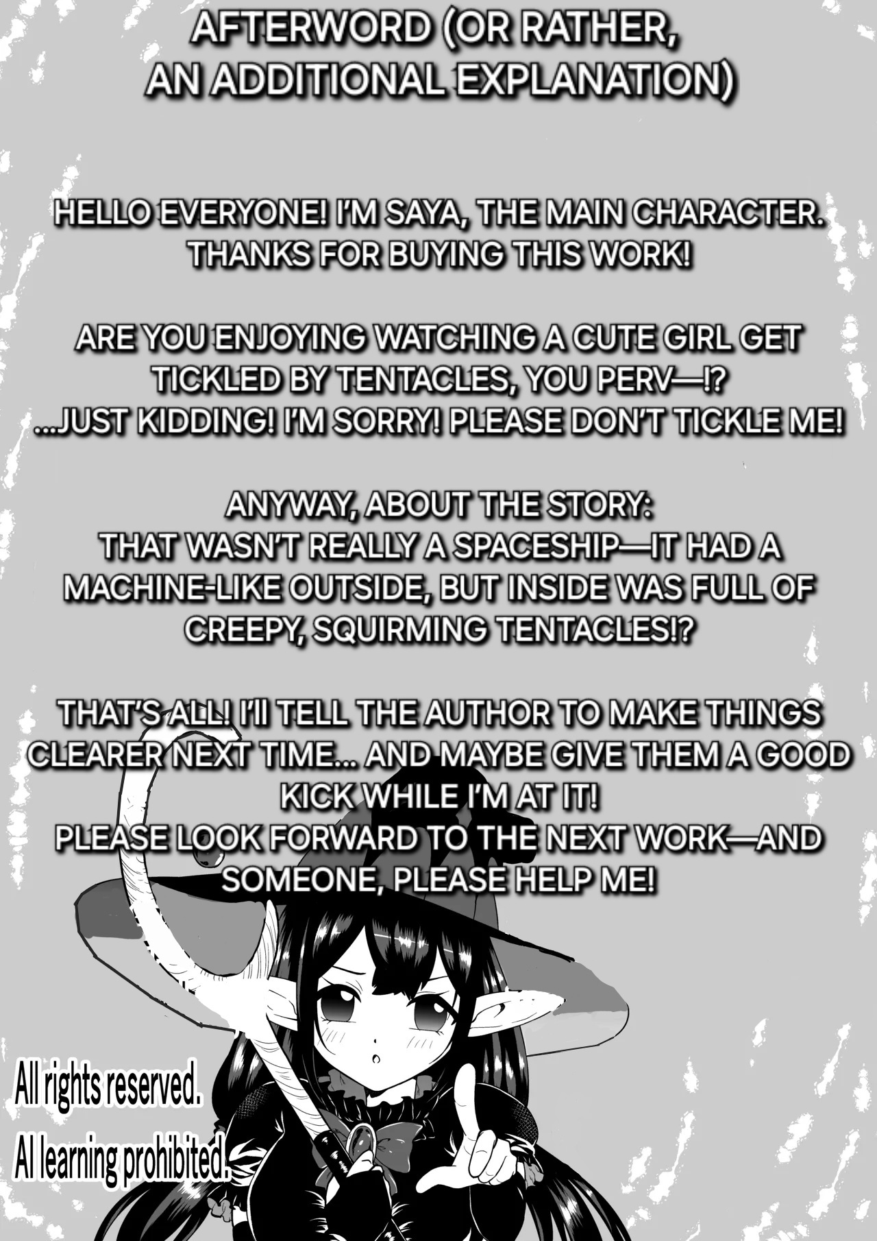 [Bocho Bocho Gegel (Bocho Bocho)] A story about a witch who thinks she is invincible but is tickled to the max by tentacles and brought to tears [English] [Alyssaquenn] image number 28