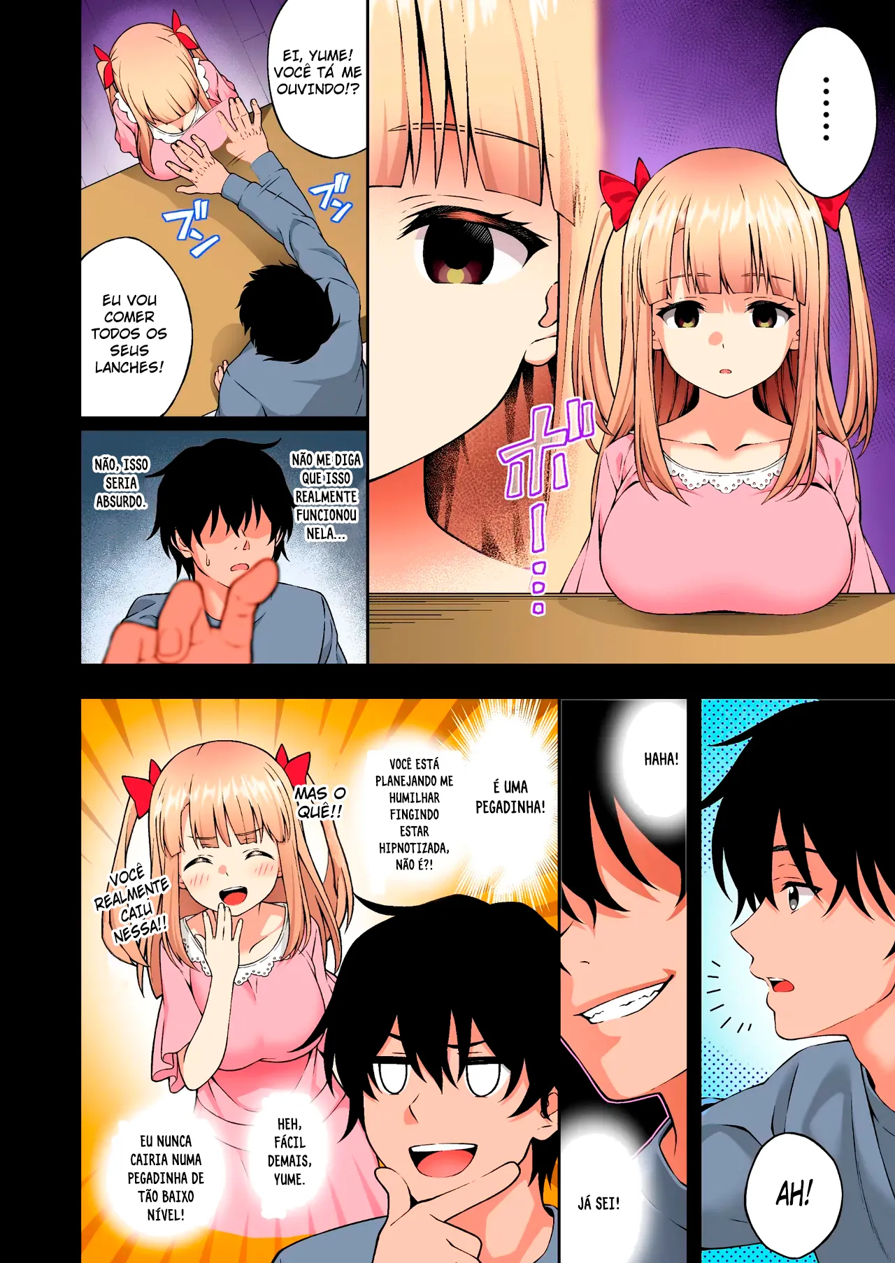 [Doushoku (INAGITA)] Saiminjutsu de Kyonyuu Osananajimi JK o Te ni Ireta Ore [Portuguese-BR] numero di immagine  12