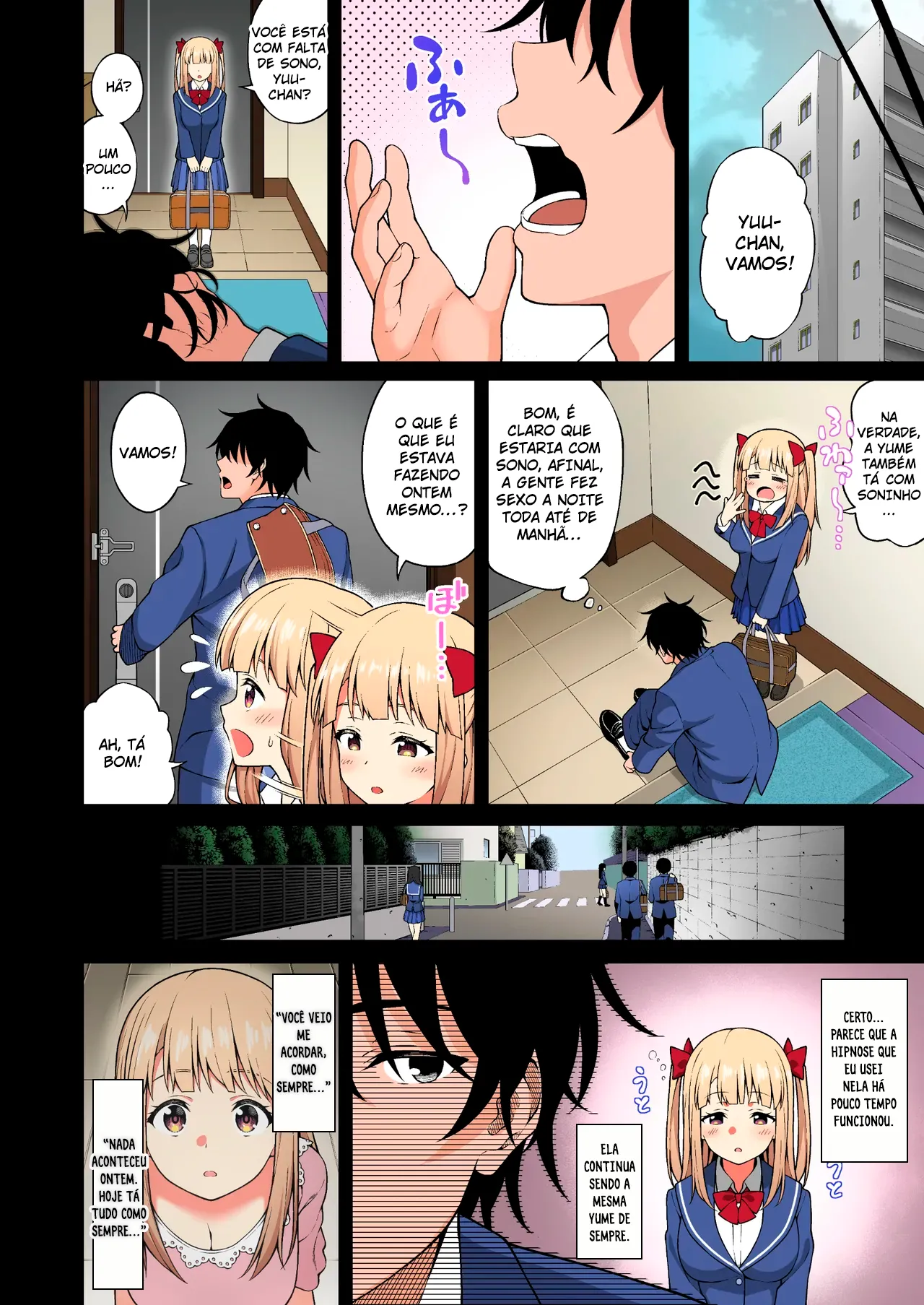 [Doushoku (INAGITA)] Saiminjutsu de Kyonyuu Osananajimi JK o Te ni Ireta Ore [Portuguese-BR] numero di immagine  42