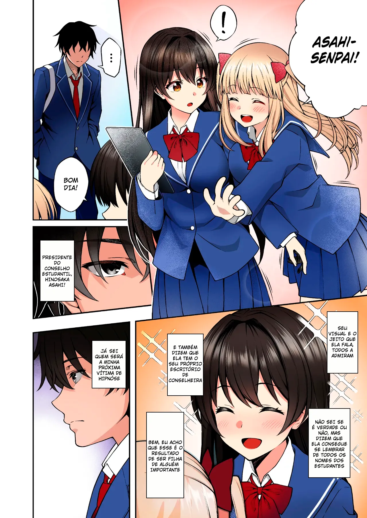 [Doushoku (INAGITA)] Saiminjutsu de Majime na Seitokaichou o Te ni Ireta Ore [Portuguese-BR] 이미지 번호 4