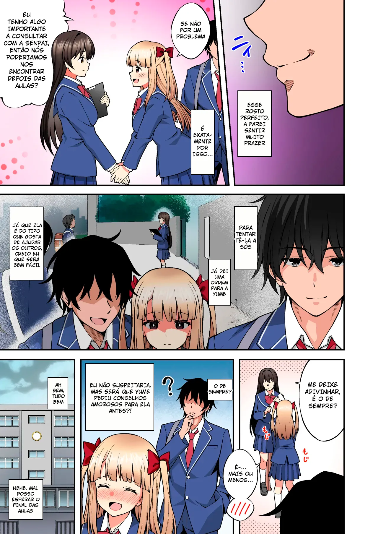 [Doushoku (INAGITA)] Saiminjutsu de Majime na Seitokaichou o Te ni Ireta Ore [Portuguese-BR] 이미지 번호 5