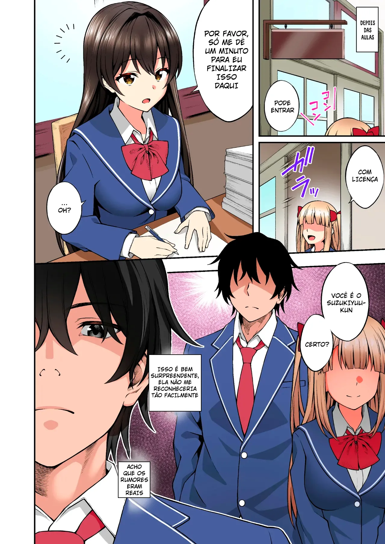 [Doushoku (INAGITA)] Saiminjutsu de Majime na Seitokaichou o Te ni Ireta Ore [Portuguese-BR] 이미지 번호 6