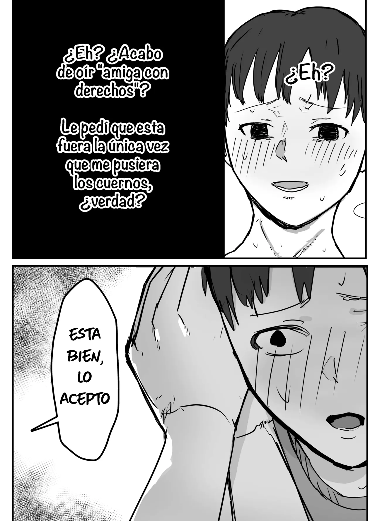 [Baketsu Purin] Netorase no Koukai tte Osoi Mitai yo？| ¿El Arrepentimiento Por Ser Cornudo Llega Demasiado Tarde？[Spanish] [La Legión Fantasma] image number 47