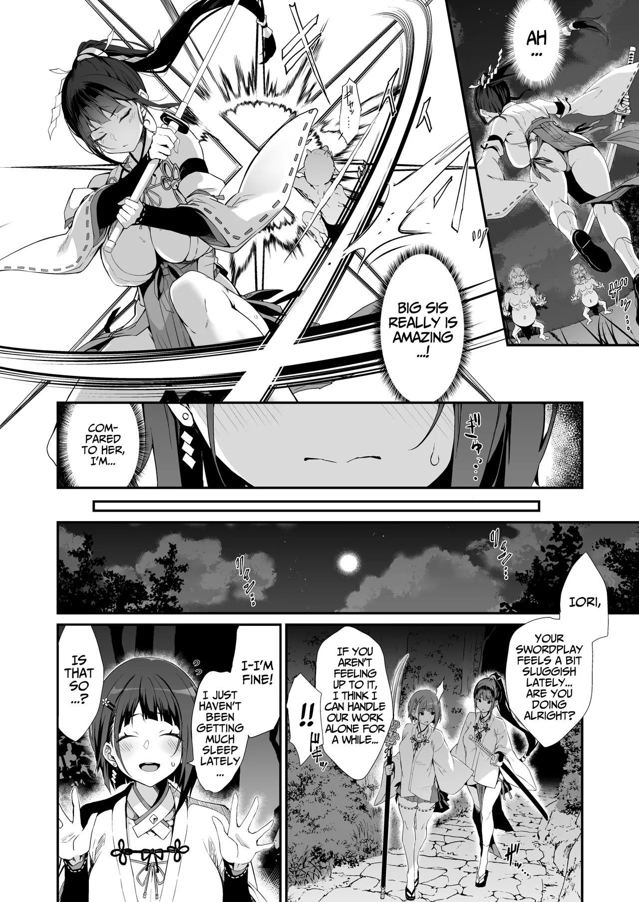 [Handful☆Happiness! (Nanahara Fuyuki)] Reijoku no Ikusamiko | The Battle Shrine Maidens of Humiliating Servility [English] [Kusanuu] [Decensored] [Digital] 이미지 번호 5