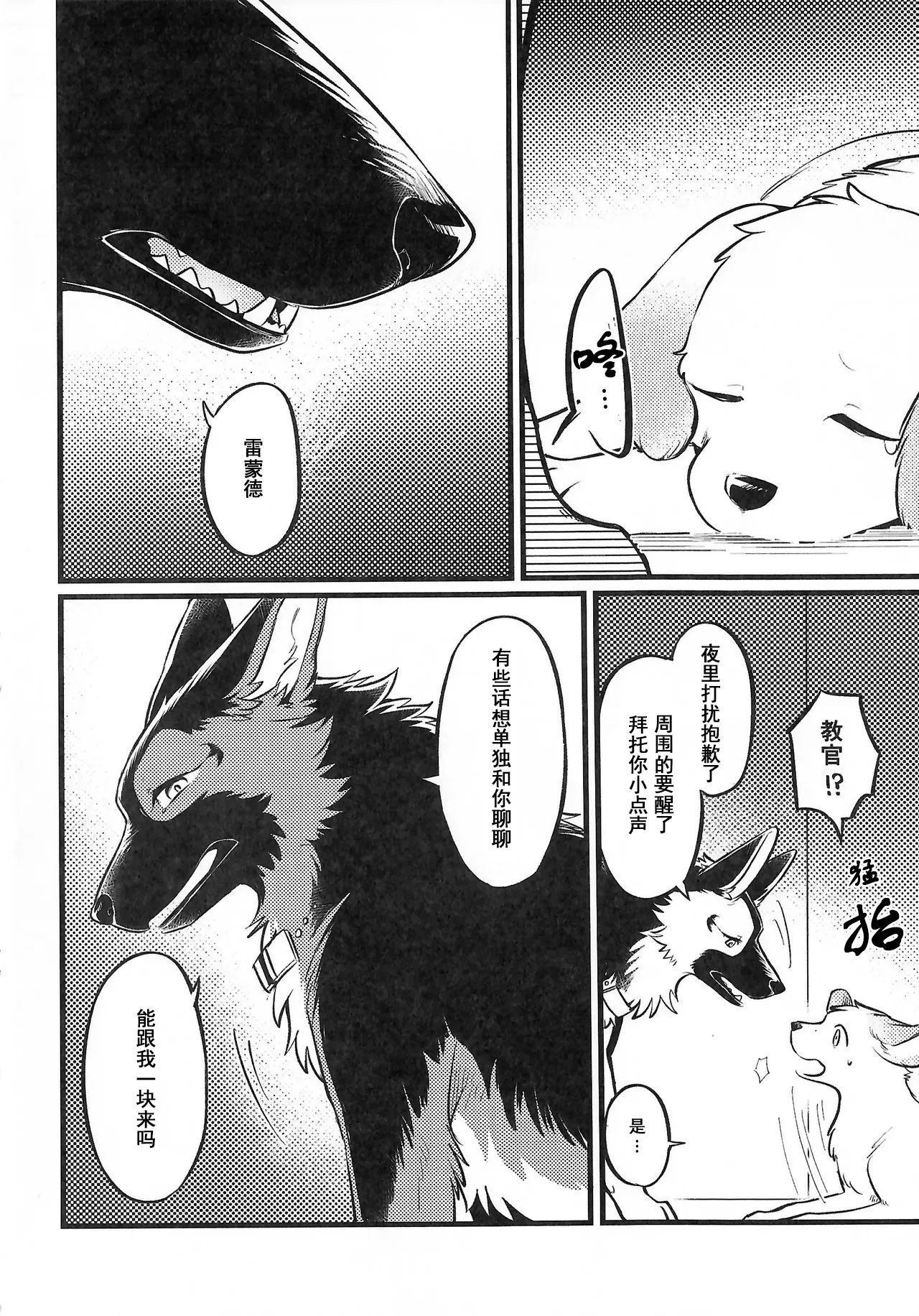 (Kemoket 16) [Kaiten ParaDOGs (Minaga Tsukune)] Midnight Gokuhi Kunren | 午夜时下极密训练 [Chinese]  [Skaarsgard个人汉化] image number 5