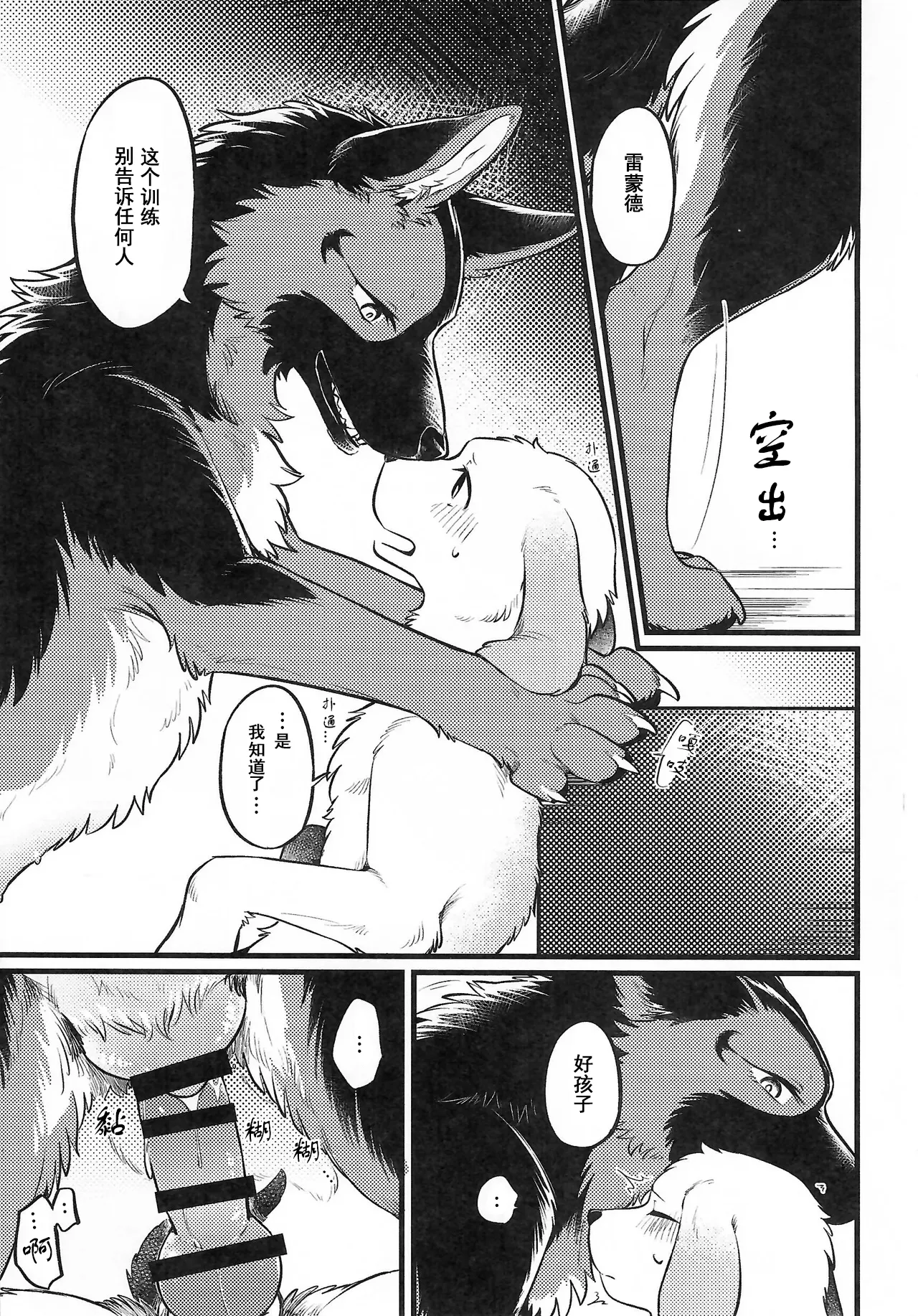 (Kemoket 16) [Kaiten ParaDOGs (Minaga Tsukune)] Midnight Gokuhi Kunren | 午夜时下极密训练 [Chinese]  [Skaarsgard个人汉化] image number 12