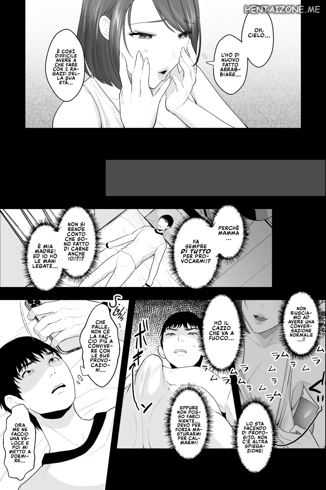 [Ginshio Honpo (Ginen)] Tennen Kaa-san ga Ero Kawai Sugiru node, Saimin Onaho Sex Shitatta! | Quella Svampita di Mia Madre [Italian] 画像番号 4