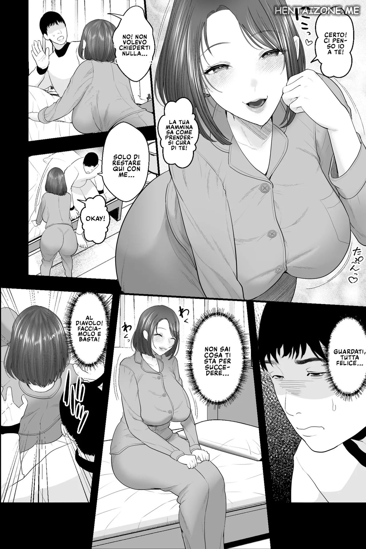 [Ginshio Honpo (Ginen)] Tennen Kaa-san ga Ero Kawai Sugiru node, Saimin Onaho Sex Shitatta! | Quella Svampita di Mia Madre [Italian] 画像番号 7