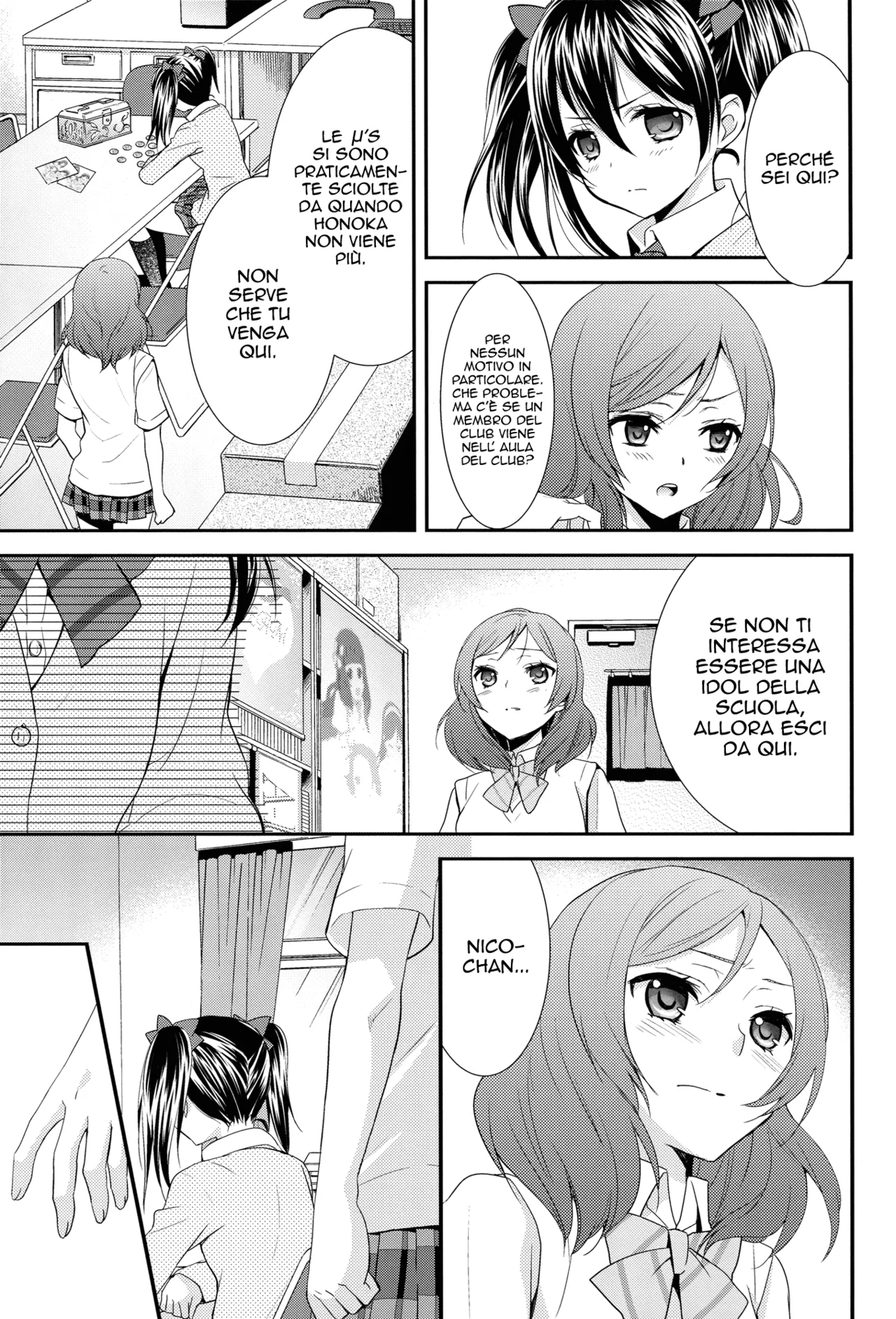 (Anata to Love Live! 3) [Sweet Pea, COCOA BREAK (Ooshima Tomo, Ooshima Towa)] NicoMaki! (Love Live!) [Italian] image number 6