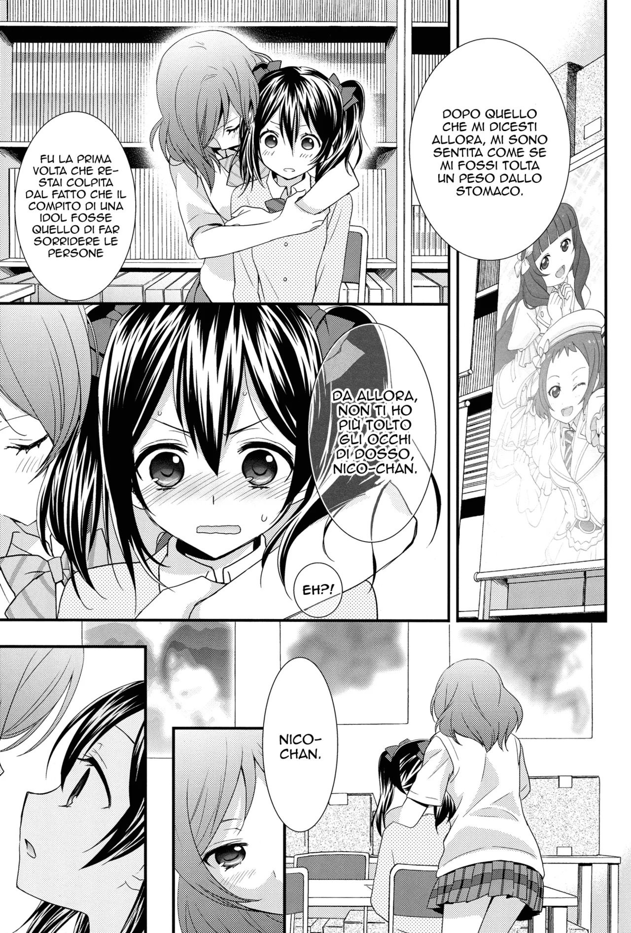 (Anata to Love Live! 3) [Sweet Pea, COCOA BREAK (Ooshima Tomo, Ooshima Towa)] NicoMaki! (Love Live!) [Italian] image number 10