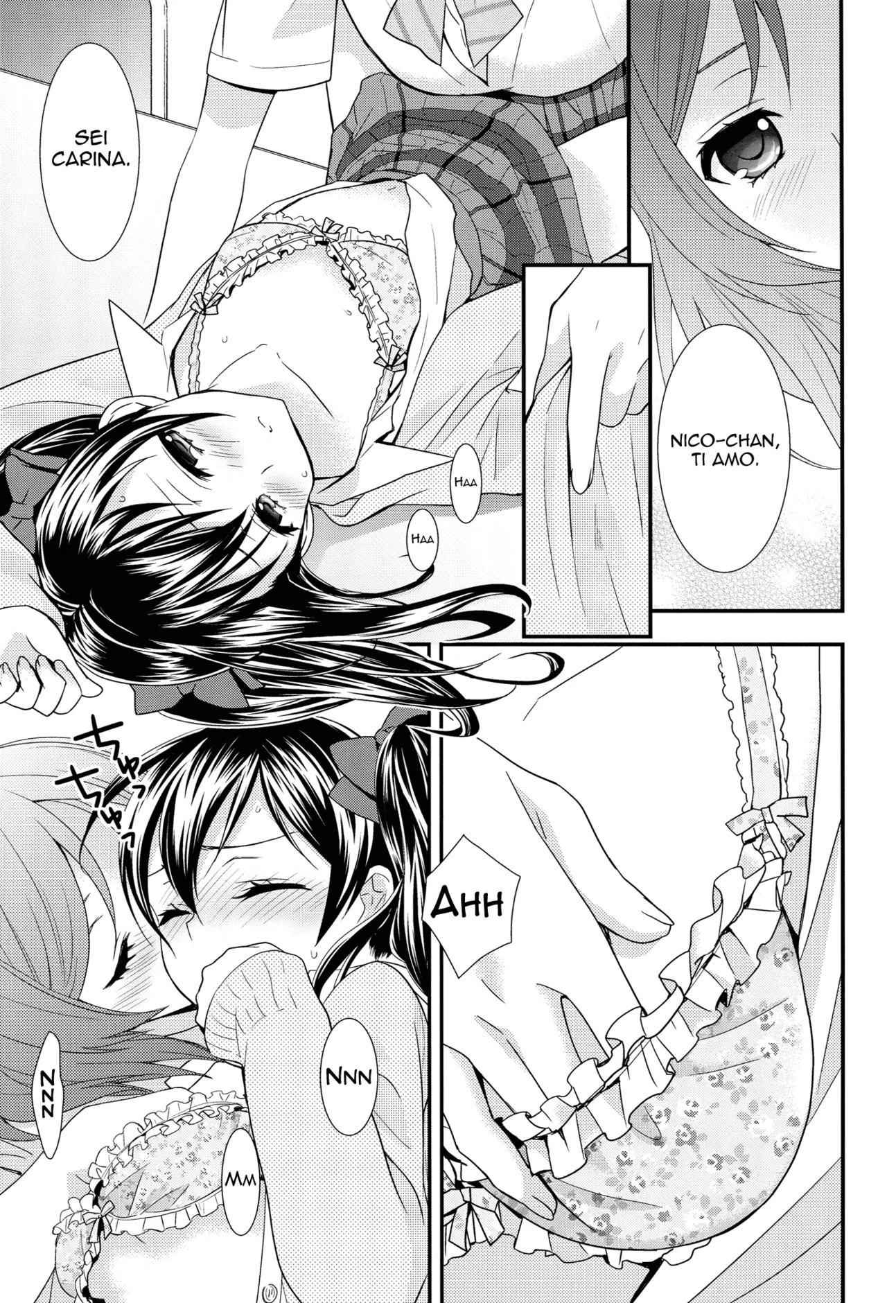 (Anata to Love Live! 3) [Sweet Pea, COCOA BREAK (Ooshima Tomo, Ooshima Towa)] NicoMaki! (Love Live!) [Italian] image number 18