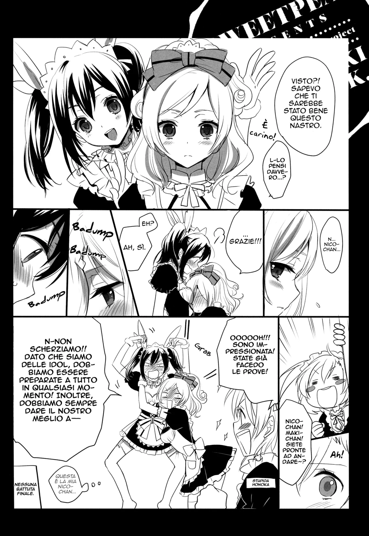 (Anata to Love Live! 3) [Sweet Pea, COCOA BREAK (Ooshima Tomo, Ooshima Towa)] NicoMaki! (Love Live!) [Italian] image number 31