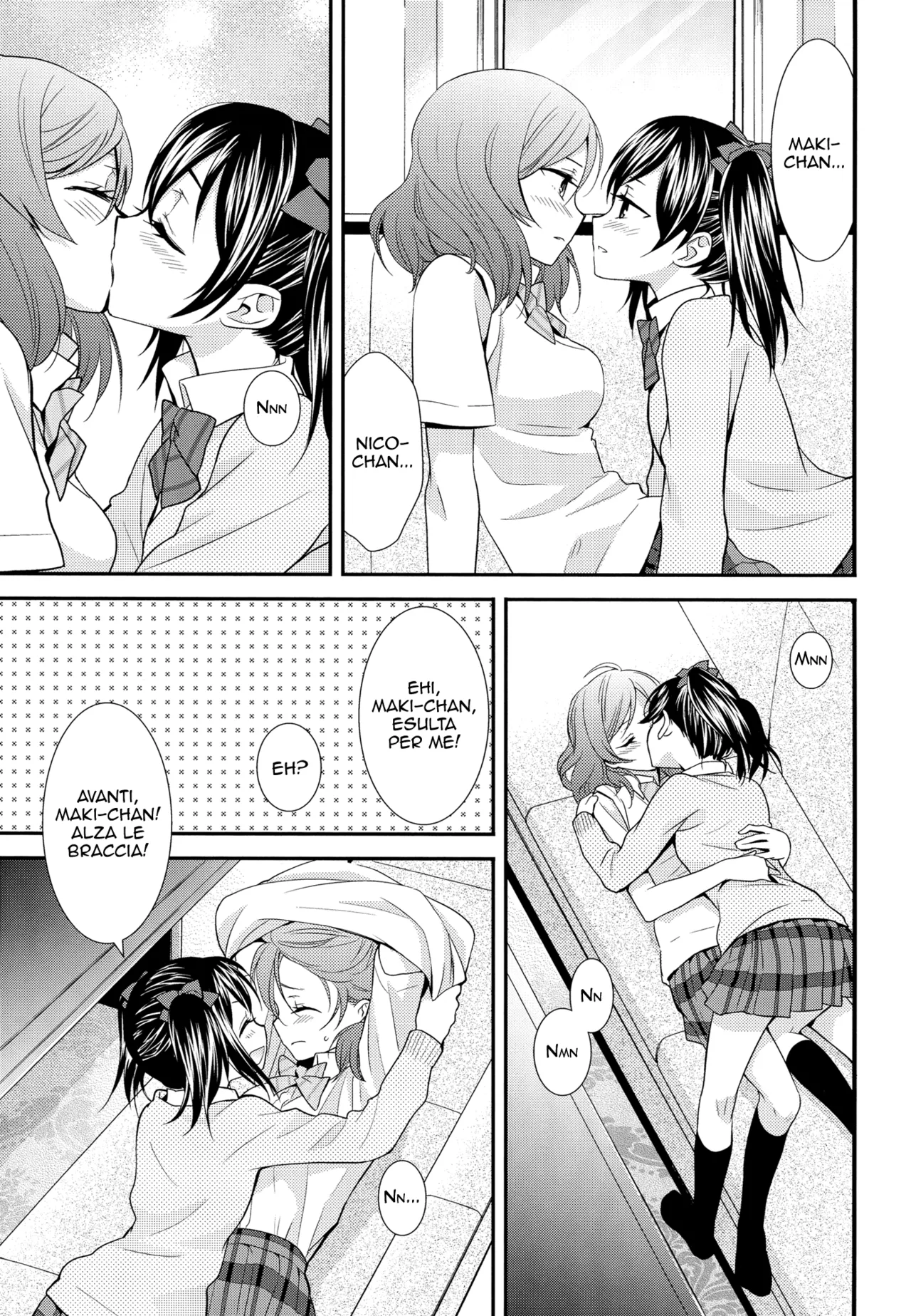 (C84) [Sweet Pea, COCOA BREAK (Ooshima Tomo, Ooshima Towa)] NicoMaki! 2 (Love Live!) [Italian] image number 10