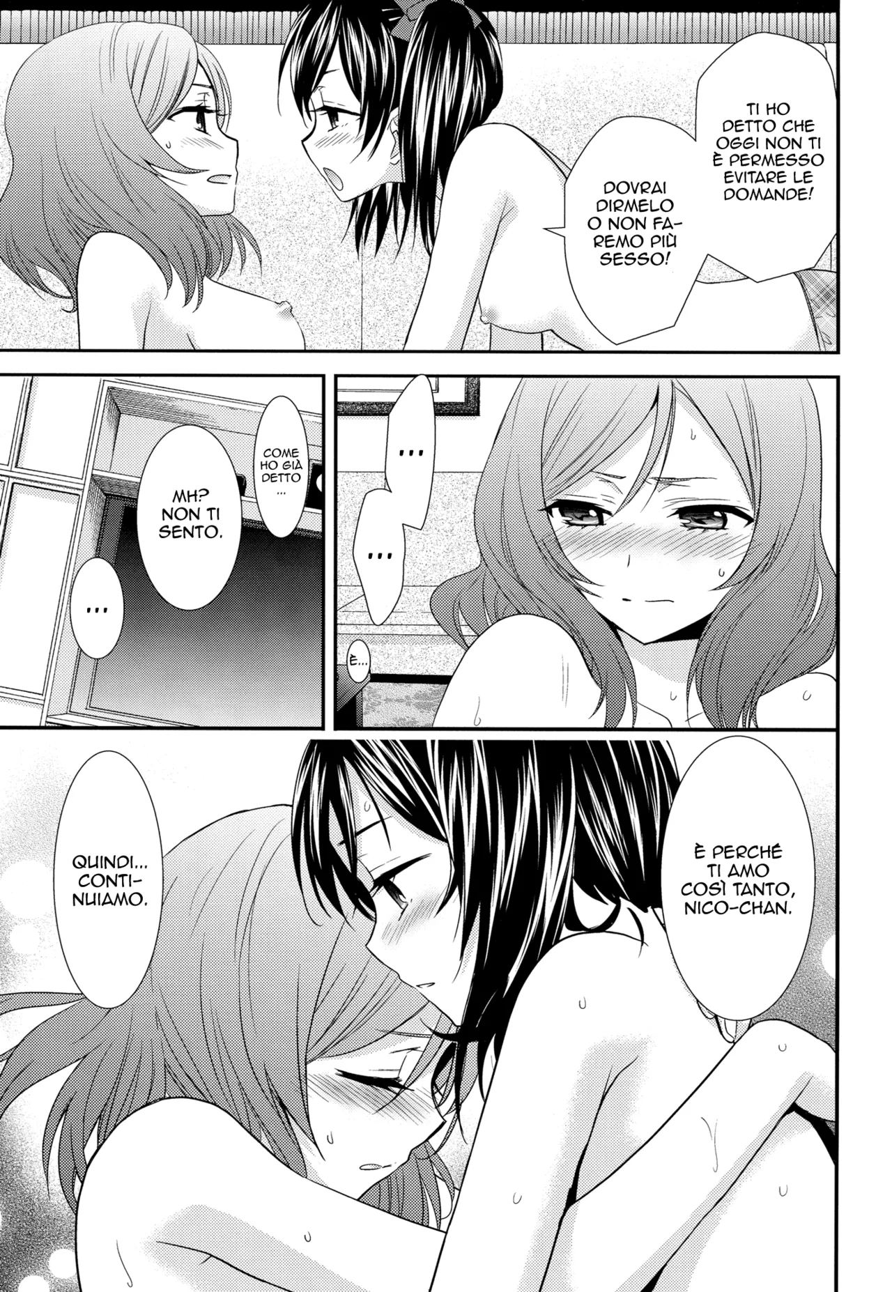 (C84) [Sweet Pea, COCOA BREAK (Ooshima Tomo, Ooshima Towa)] NicoMaki! 2 (Love Live!) [Italian] image number 18