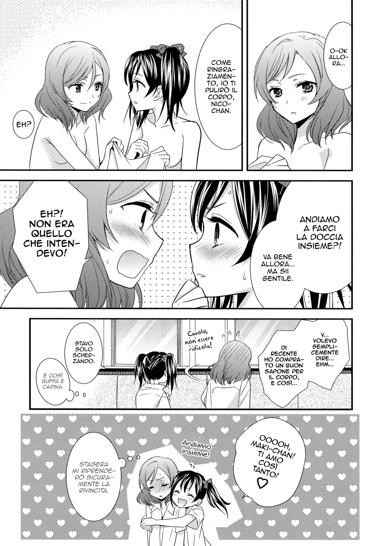 (C84) [Sweet Pea, COCOA BREAK (Ooshima Tomo, Ooshima Towa)] NicoMaki! 2 (Love Live!) [Italian] image number 26