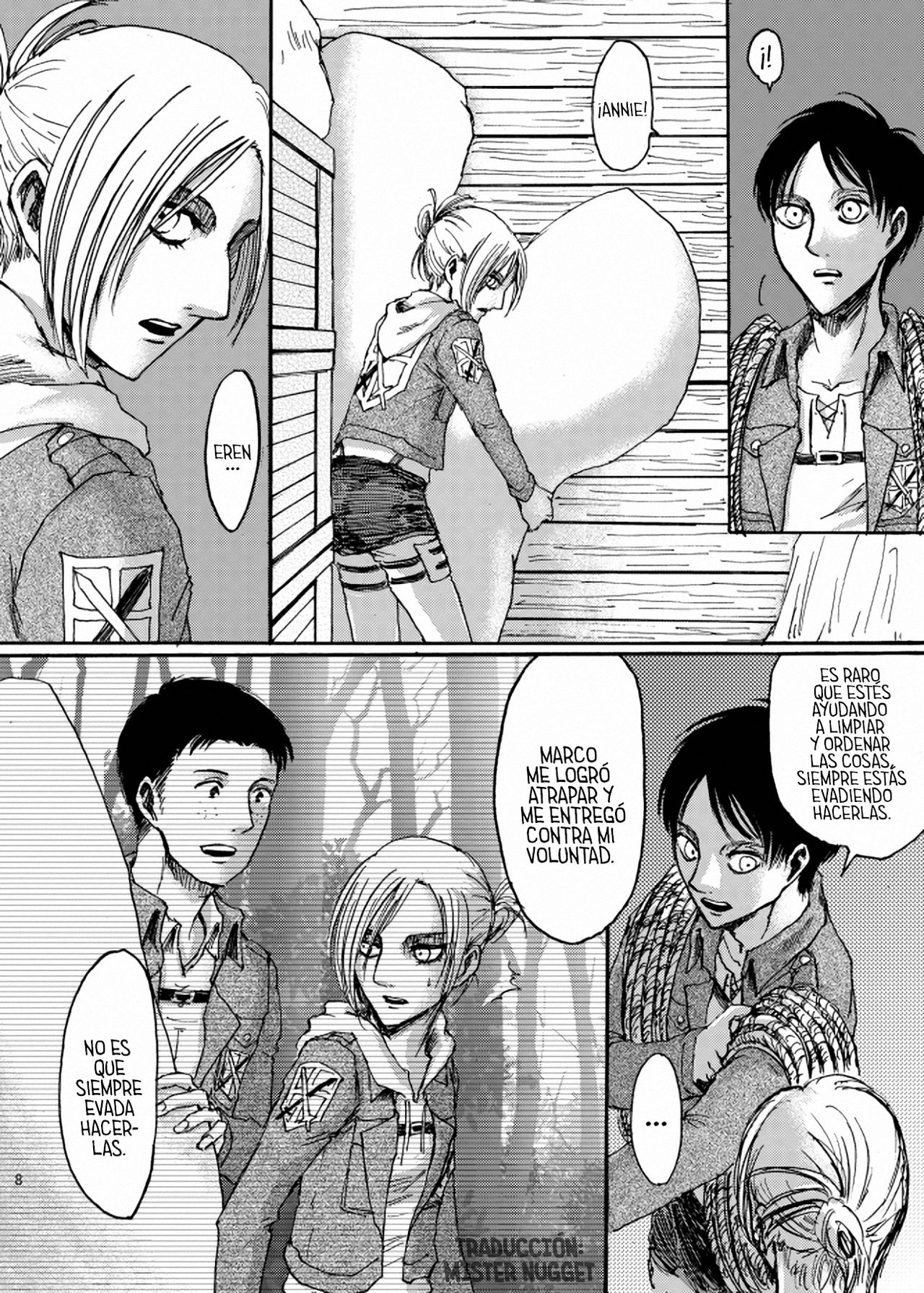 (Dai 6 Kai Hekigai Chousa Haku) [Mithril Sword (Sawyer)] That Day (Shingeki no Kyojin) [Spanish] [Mister Nugget] [Sample] image number 3