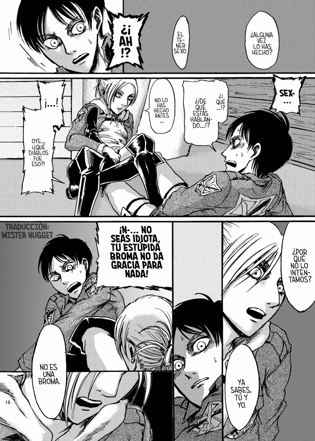 (Dai 6 Kai Hekigai Chousa Haku) [Mithril Sword (Sawyer)] That Day (Shingeki no Kyojin) [Spanish] [Mister Nugget] [Sample] image number 4