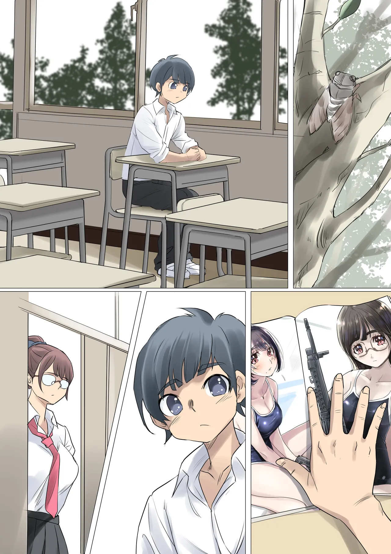 [Atelier TODO (Shiruko)] Cool de Megane Bijin na Kujo-san wa Light Novel no Heroine Mitai ni Ero Kawaii. 01 图片编号 57