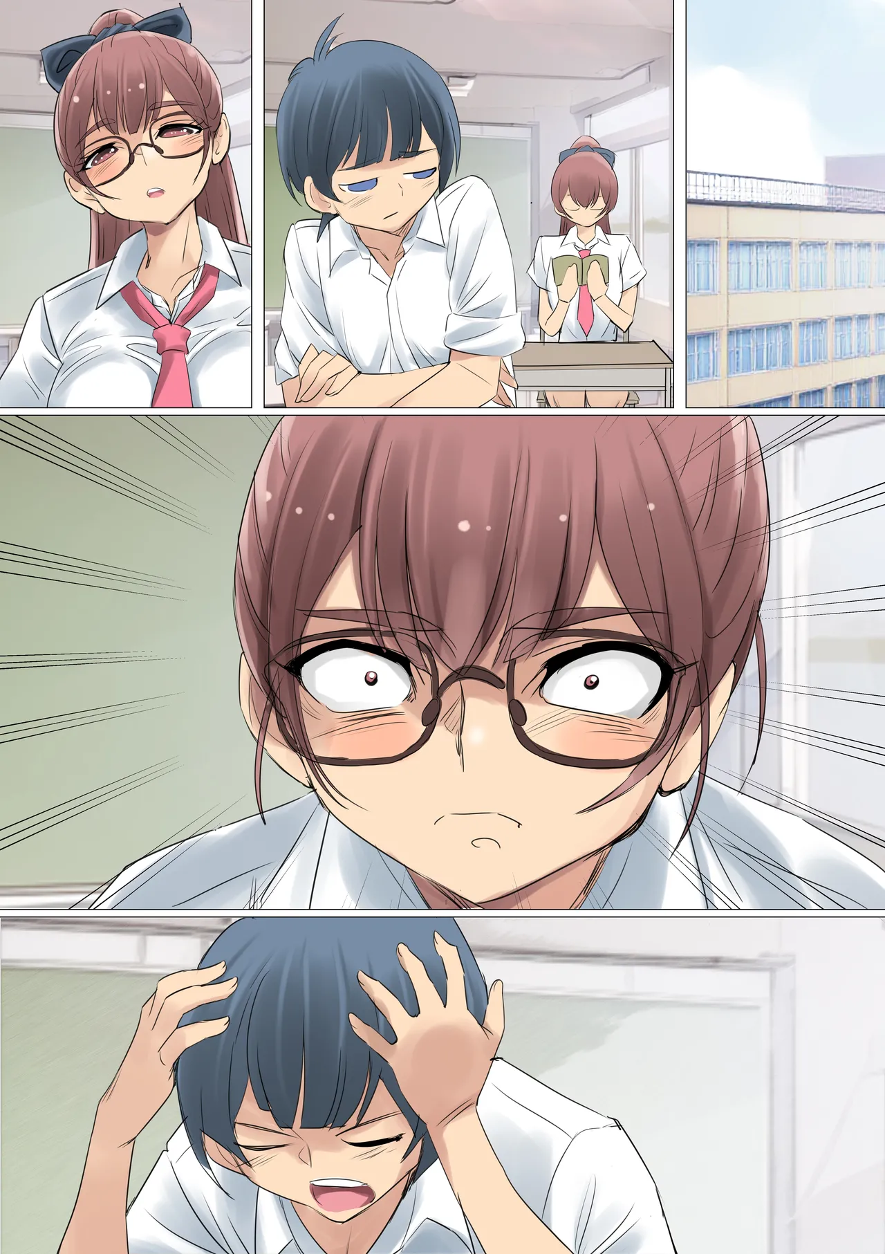 [Atelier TODO (Shiruko)] Cool de Megane Bijin na Kujo-san wa Light Novel no Heroine Mitai ni Ero Kawaii. 01 图片编号 75