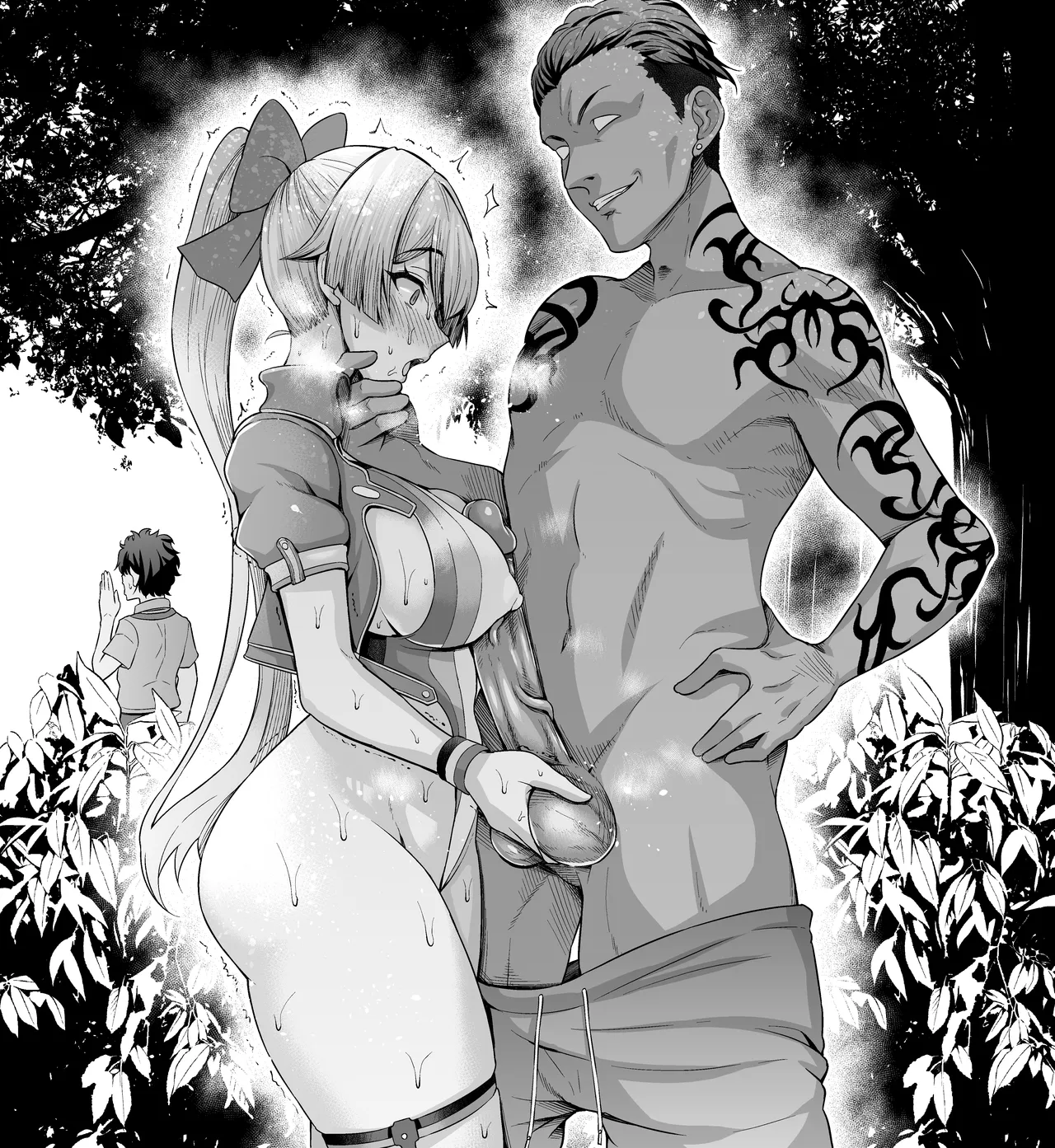 [Ankoman] Mizugi Tomoe Gozen, Nanpa Otoko to Game o Suru (Fate/Grand Order) [Decensored] Bildnummer 7