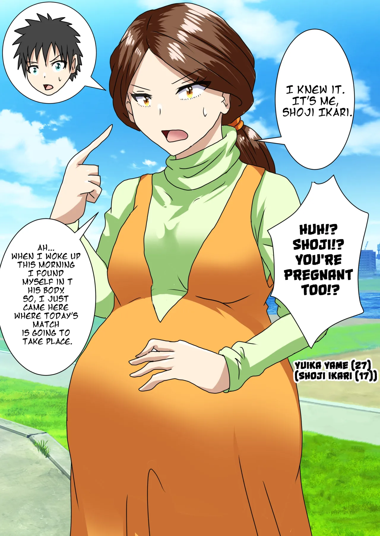 [Medarururu] When I Woke Up in the Morning, I Had Become a Huge-Breasted Pregnant Woman... [English][MTL] image number 4