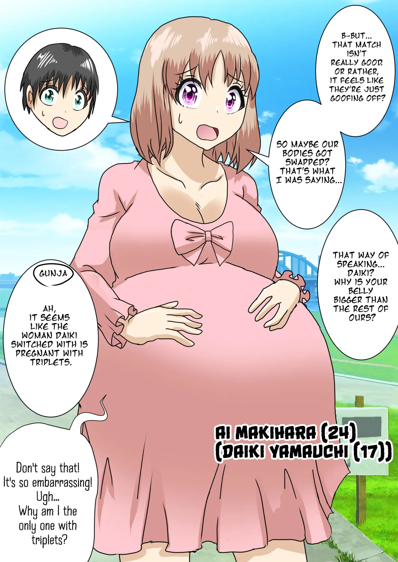 [Medarururu] When I Woke Up in the Morning, I Had Become a Huge-Breasted Pregnant Woman... [English][MTL] image number 6