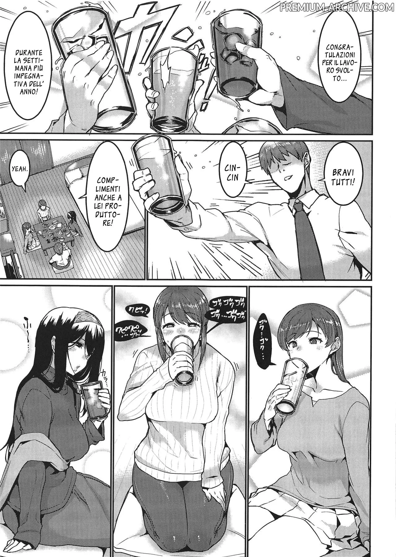 (COMIC1☆15) [HBO (Henkuma)] Minna wa Yoitai. - Everybody wants to get drunk | Tutti Vogliono Ubriacarsi (THE IDOLM@STER CINDERELLA GIRLS) [Italian] 이미지 번호 4