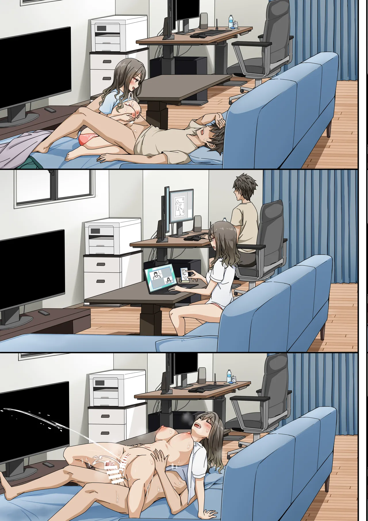 [Erostellus (Miel)] Sawayaki Bijin no Eromanga Henshuu-san ni Nukimakutte Morai nagara Genkou Ganbaru Hanashi | Meet The Draft Deadline While Your Beautiful Busybody Erotic Manga Editor Lends A "Helping Hand" image number 52