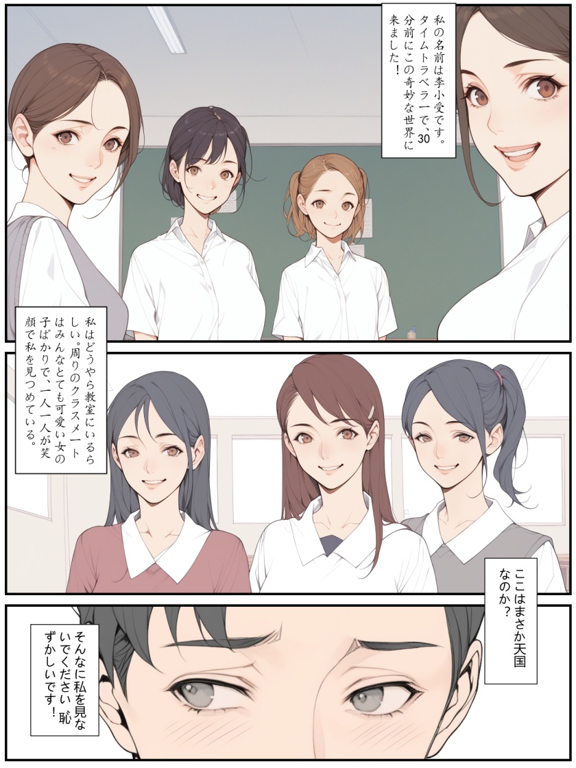 助けて、ふたなりに囲まれちゃった！ image number 1