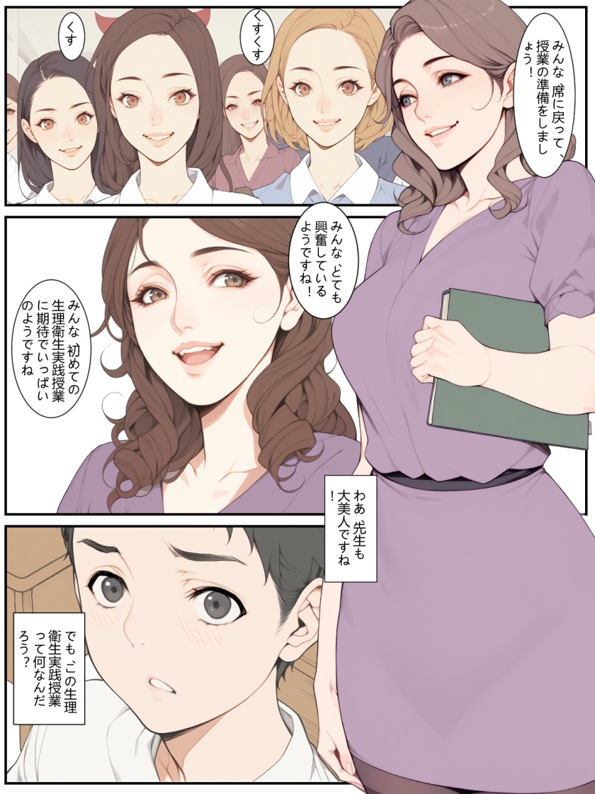 助けて、ふたなりに囲まれちゃった！ image number 2