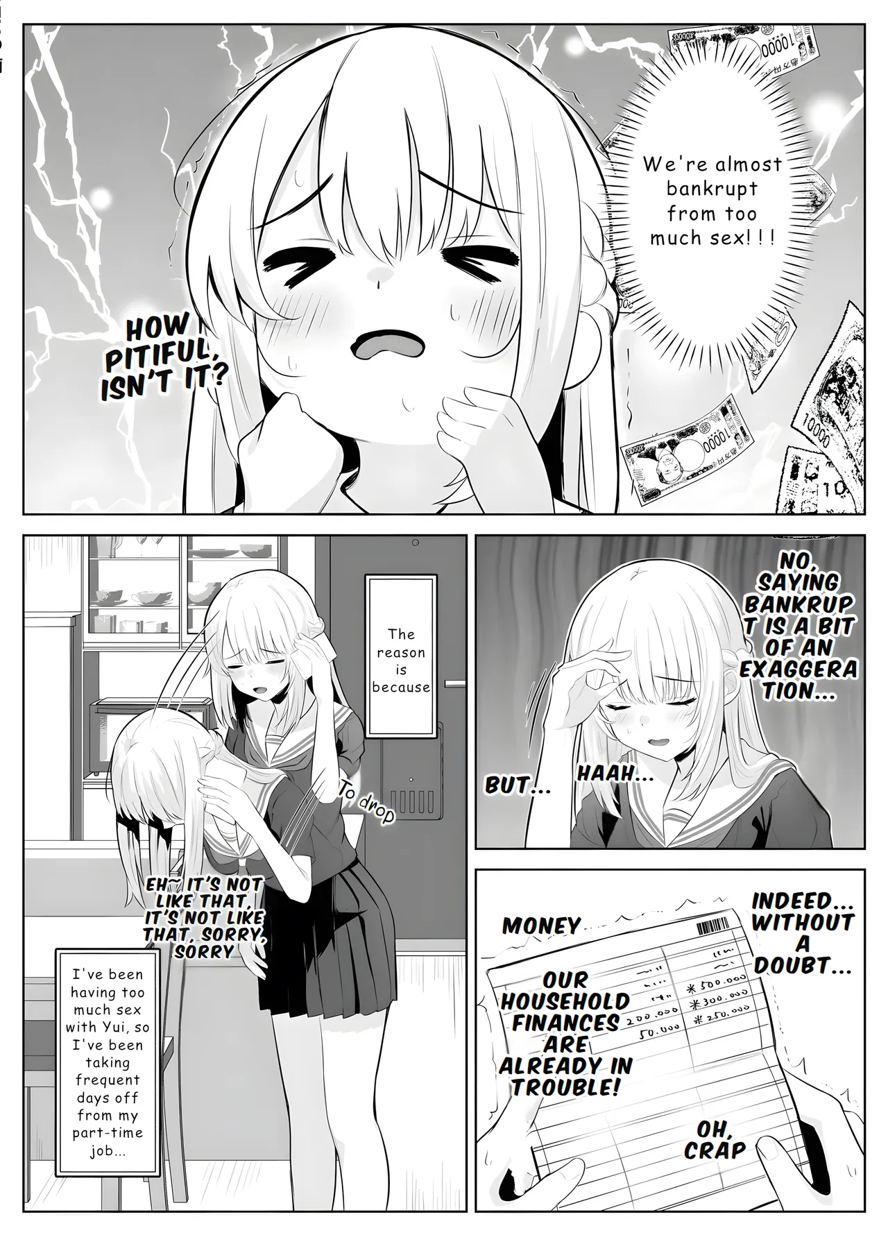 [Kuroshiba Suko (Marbin)] TS Onii-chan ~Futanari Imouto to no Ecchi Kinshi o Chikatta noni Gaman Dekizu ni Osoi ni Kuru Hanashi~ [English] [Hydranoid] 画像番号 9