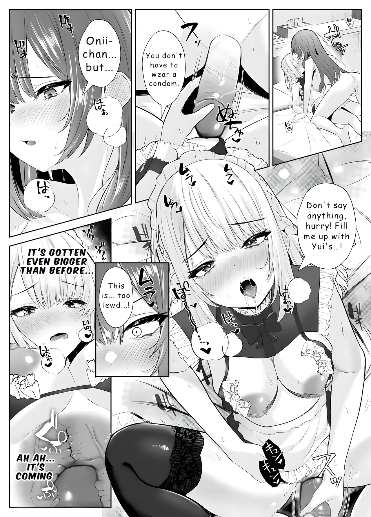 [Kuroshiba Suko (Marbin)] TS Onii-chan ~Futanari Imouto to no Ecchi Kinshi o Chikatta noni Gaman Dekizu ni Osoi ni Kuru Hanashi~ [English] [Hydranoid] 画像番号 38