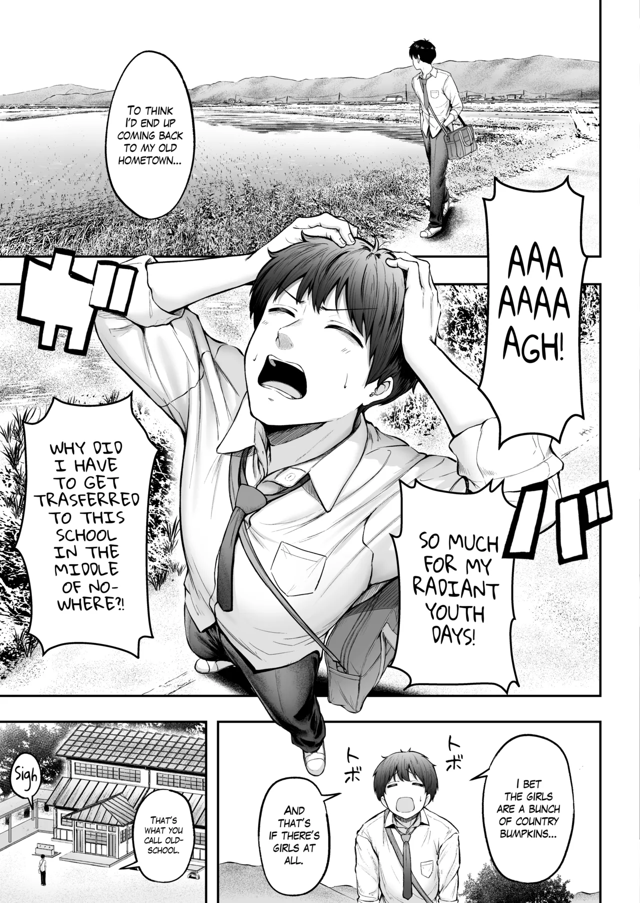 [Nekomimi to Kuro Mask (cielo)] Tenkou Saki no Do-Inaka de Class no Kanojyo Kouho Tachi ga Zenin Hatsujyouki Sugiru | I was Transferred to a Countryside School where all my Female Classmates are in Heat for Me [English] [The Blavatsky Project] [Digital] image number 3