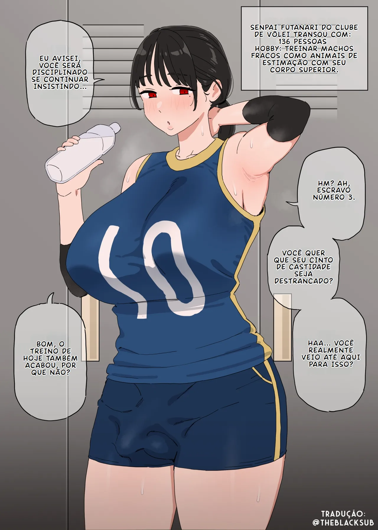 The Futanari Senior of the Volleyball Club - Bingdak [Portuguese-BR] [BLACKSUB] 画像番号 1