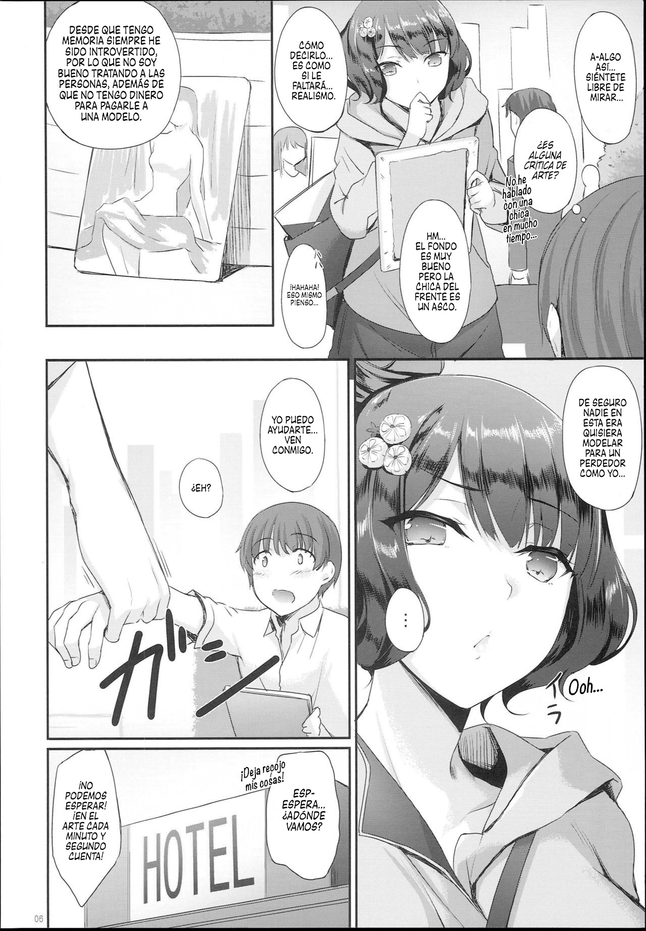 [In The Sky (Nakano Sora)] Hokusai-chan no Fudeoroshi | Hokusai Acaricia su Nuevo Pincel (Eirei Shunkei FGO Soushuuhen) (Fate/Grand Order) [Spanish] [Centurion Scans] 이미지 번호 6